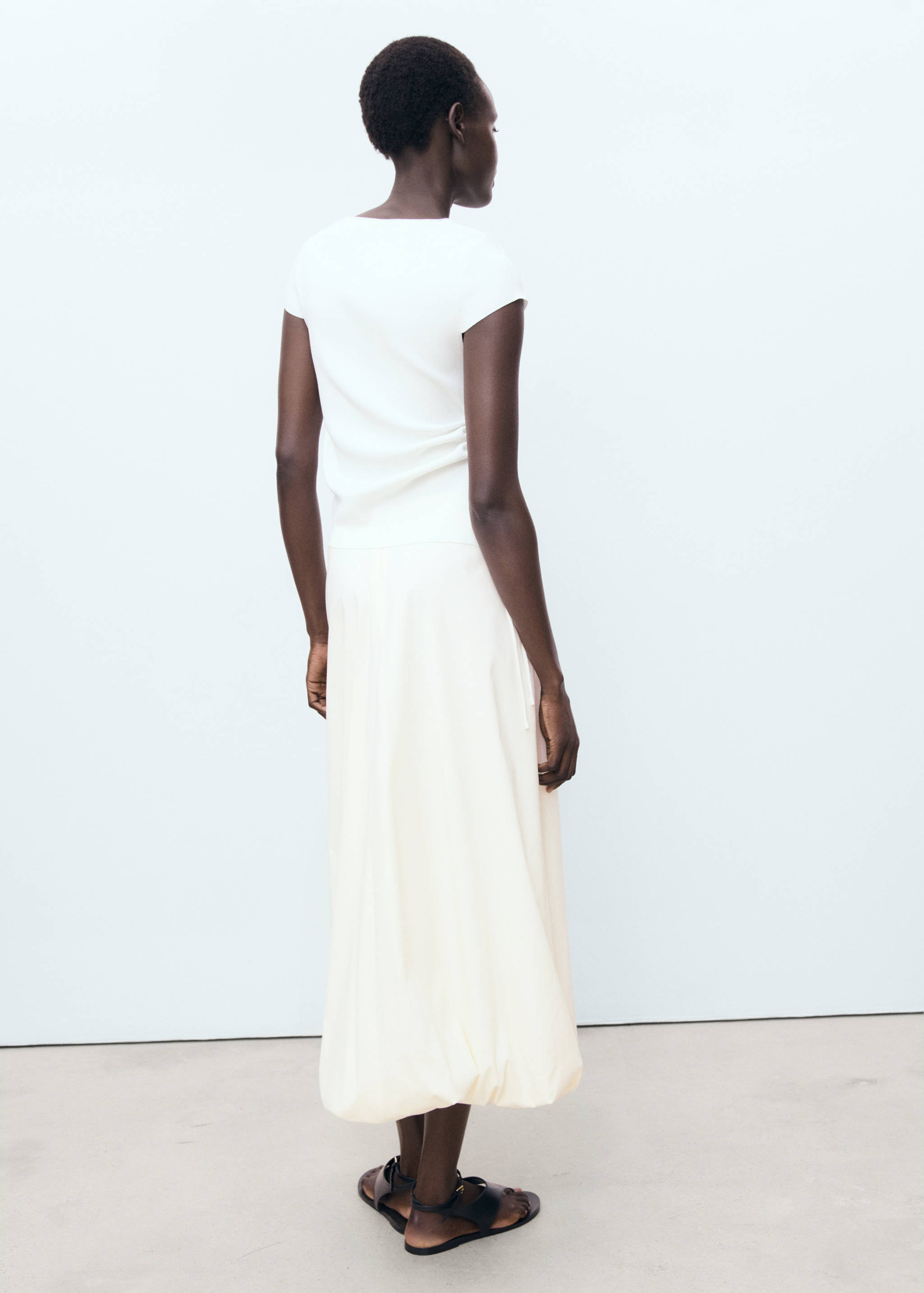 Lange ballonrok - Achterkant van het artikel