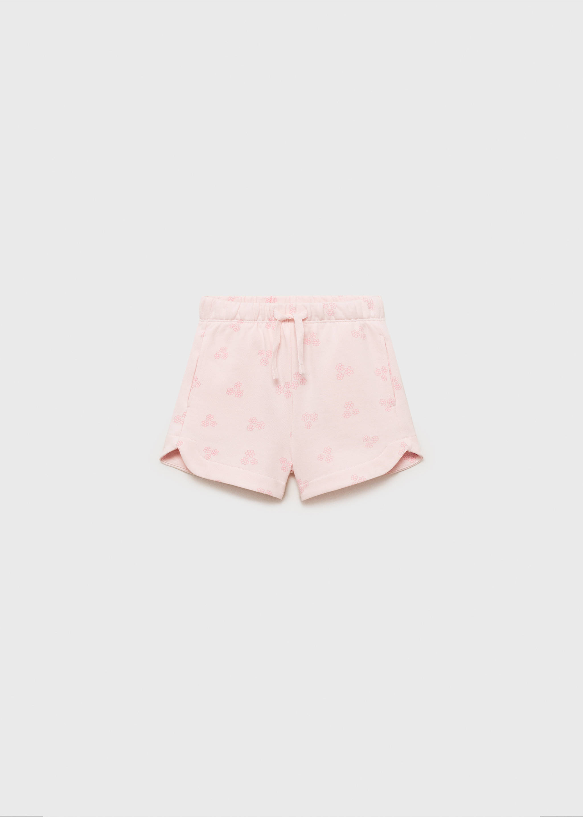 Printed cotton shorts - Article without model, Pink. Ref: 17081237-00.