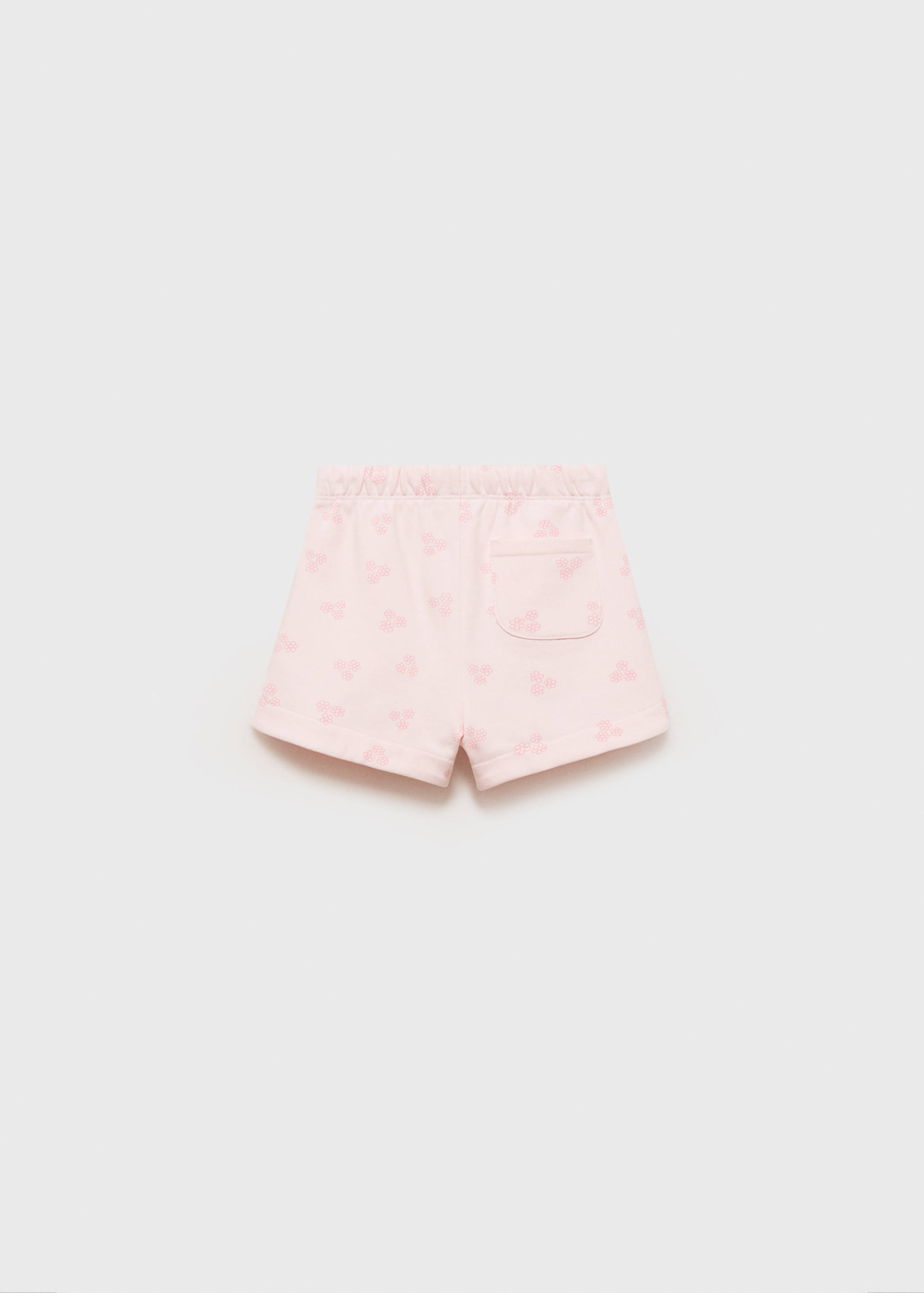 Printed cotton shorts - Reverse of the article