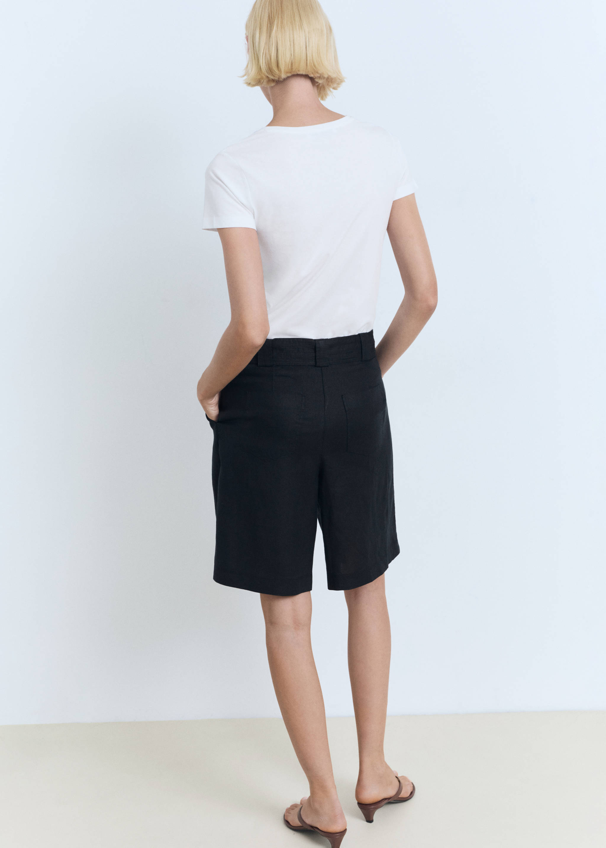 T-shirt logo en coton - Verso de l’article