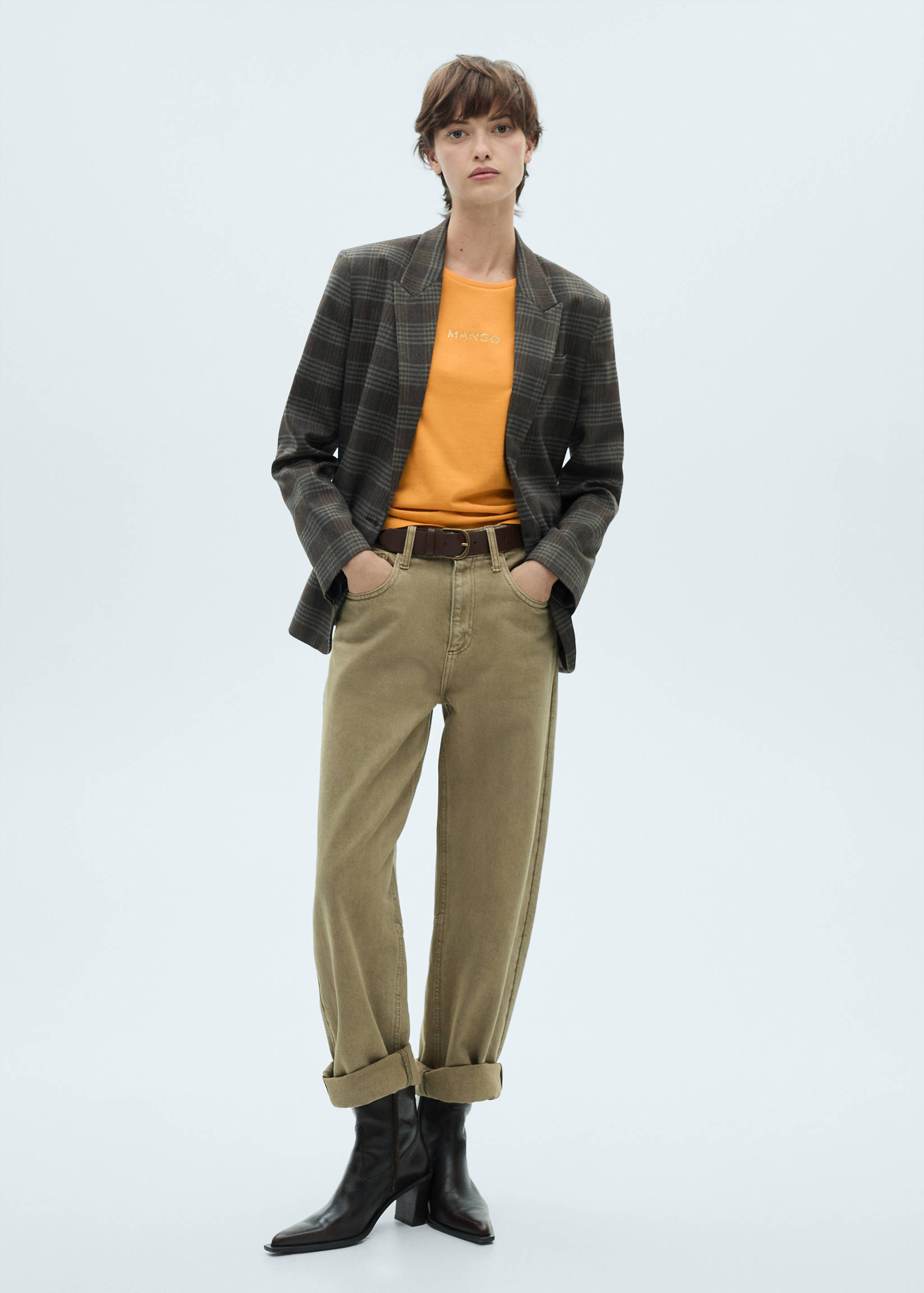 T-shirt logo en coton - Plan général