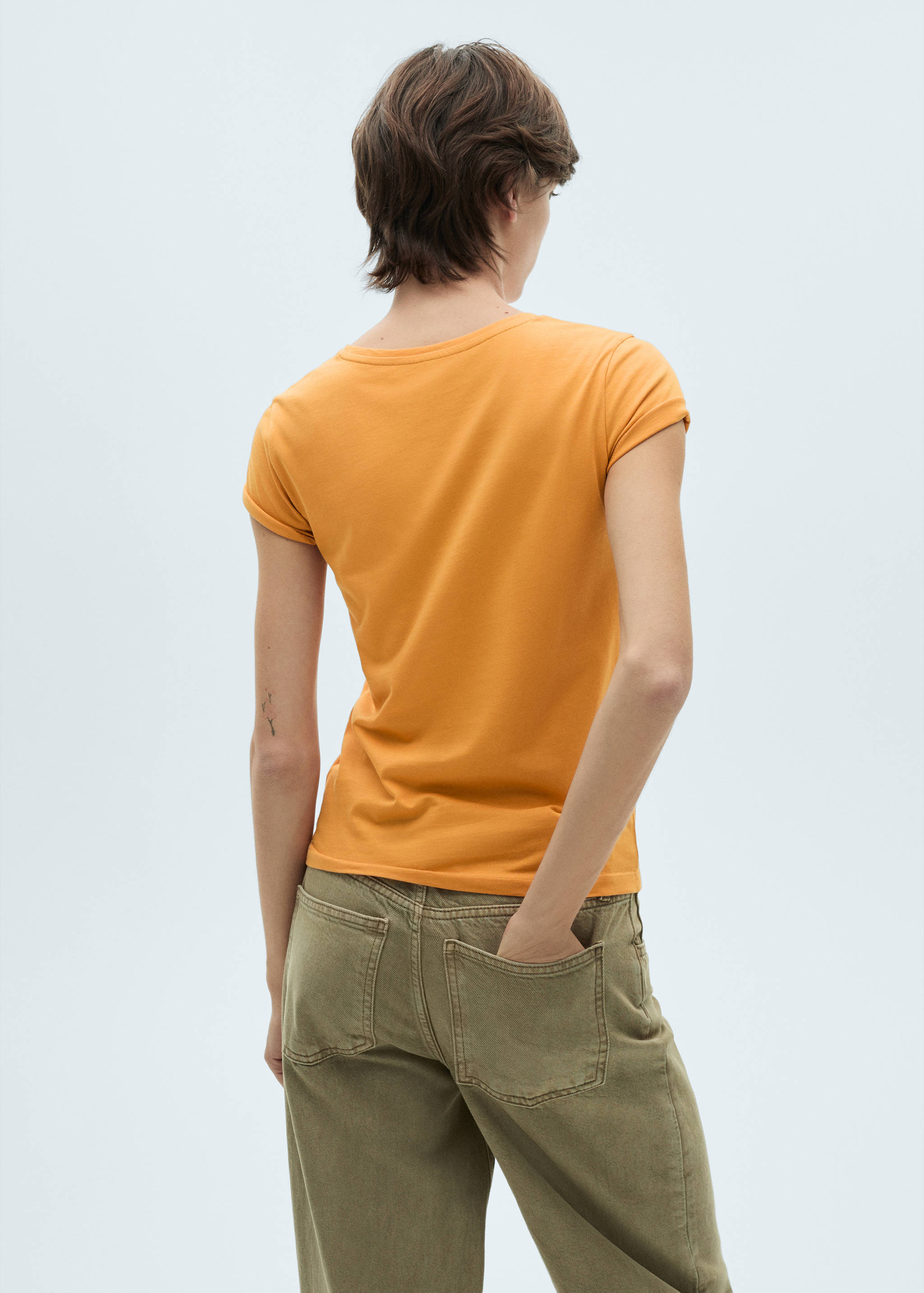 T-shirt logo en coton - Verso de l’article