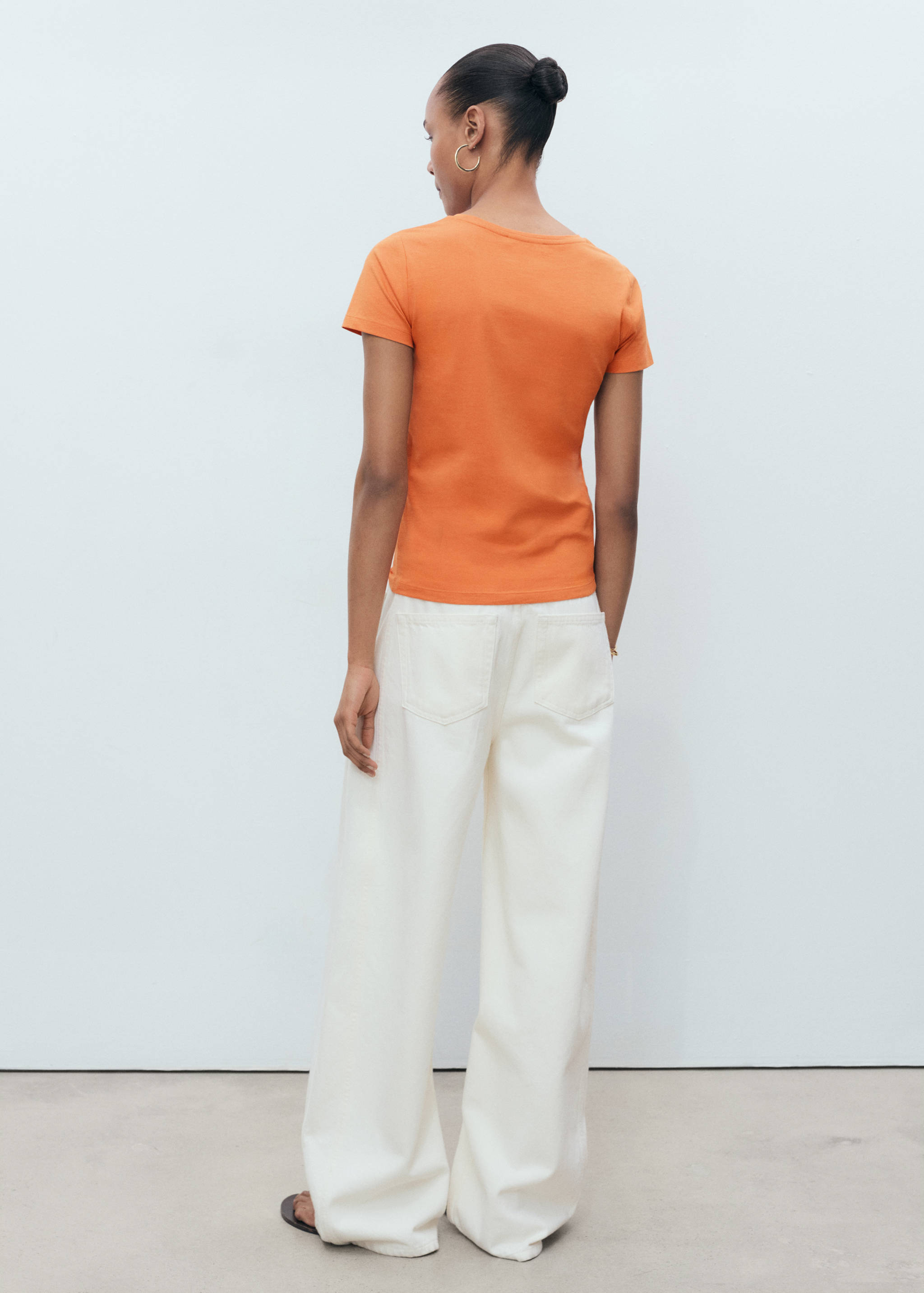 T-shirt logo en coton - Verso de l’article