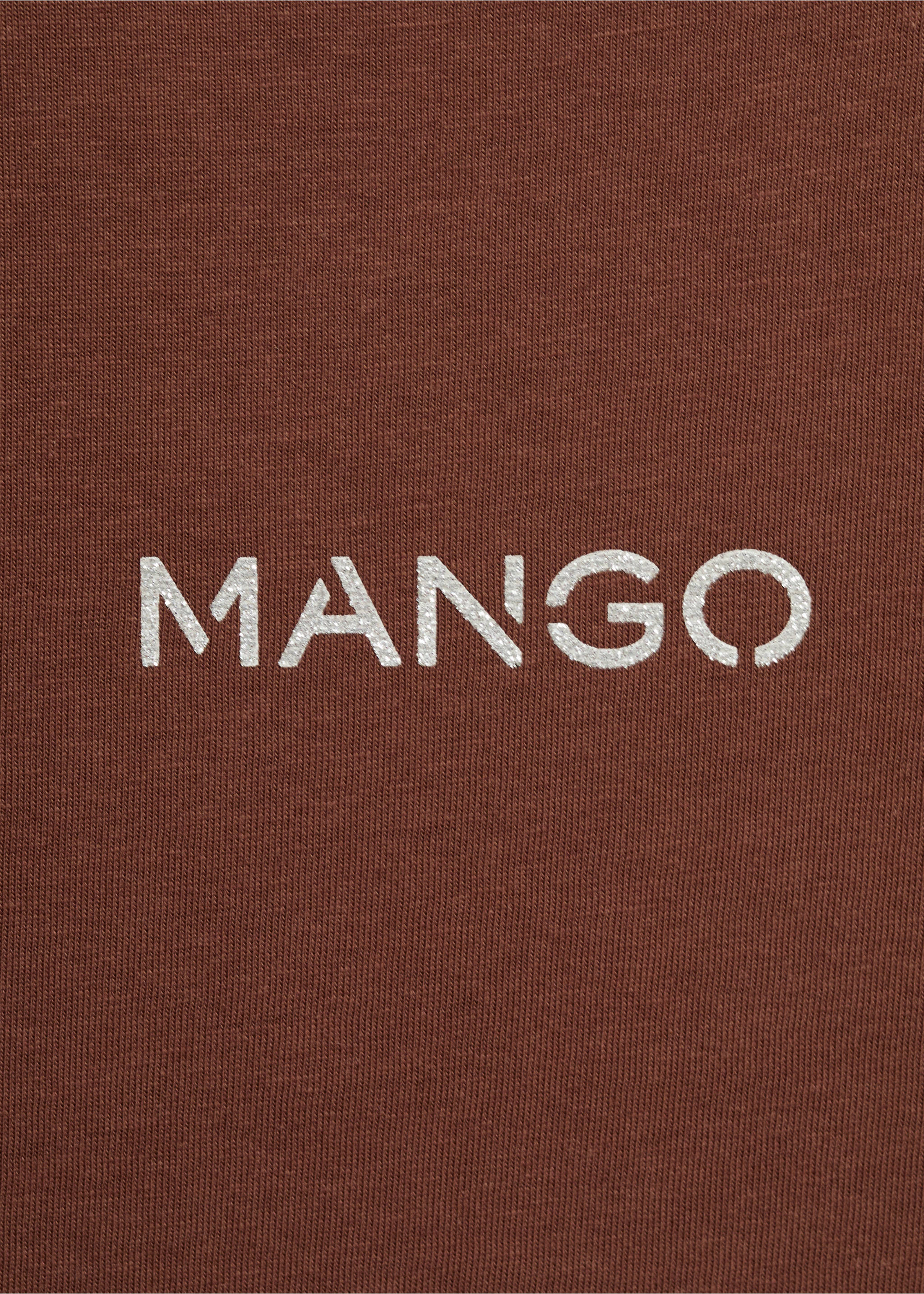Logo cotton T-shirt - Details of the article 8, Brown. Ref: 17081238-00.