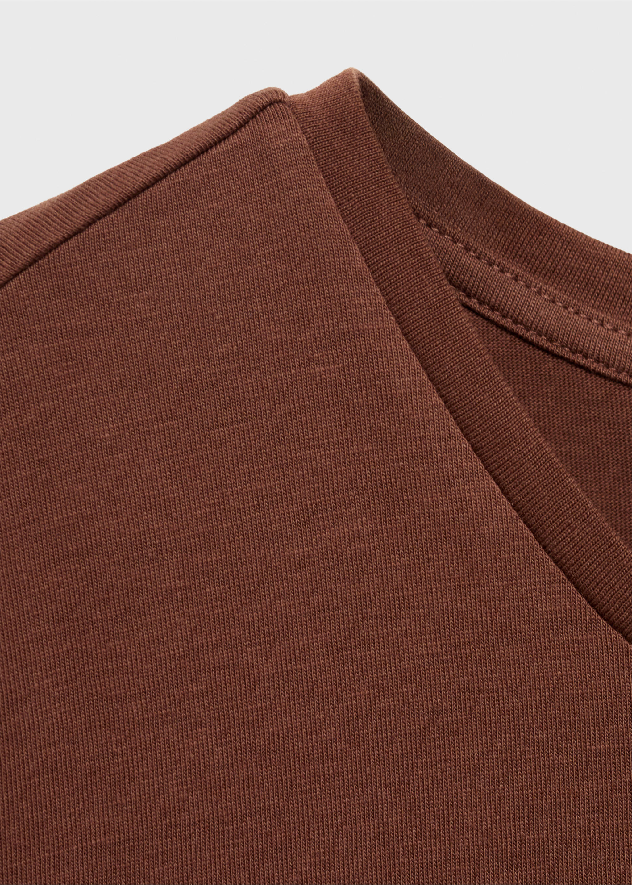 Logo cotton T-shirt - Details of the article 0, Brown. Ref: 17081238-00.