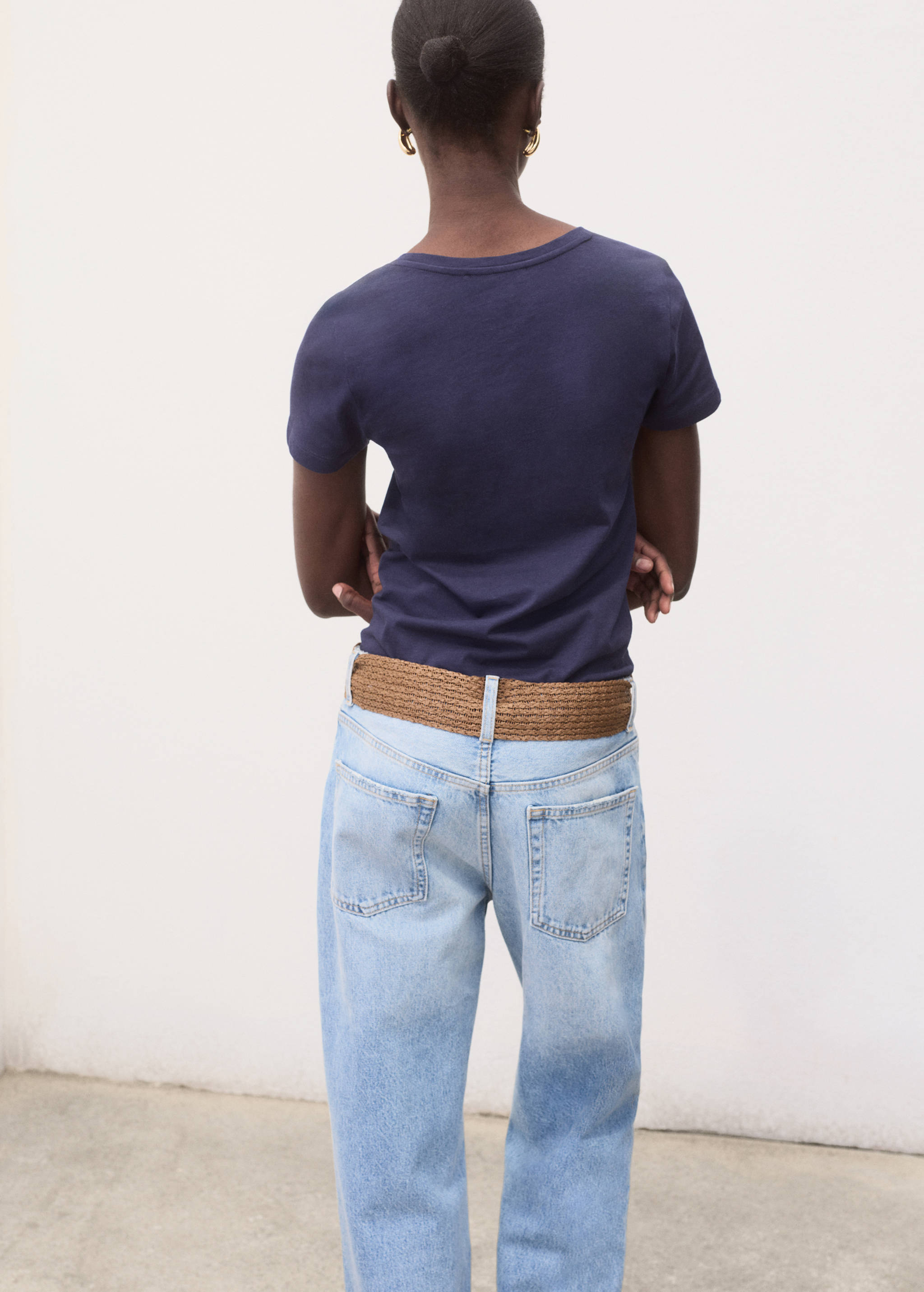 T-shirt logo en coton - Verso de l’article