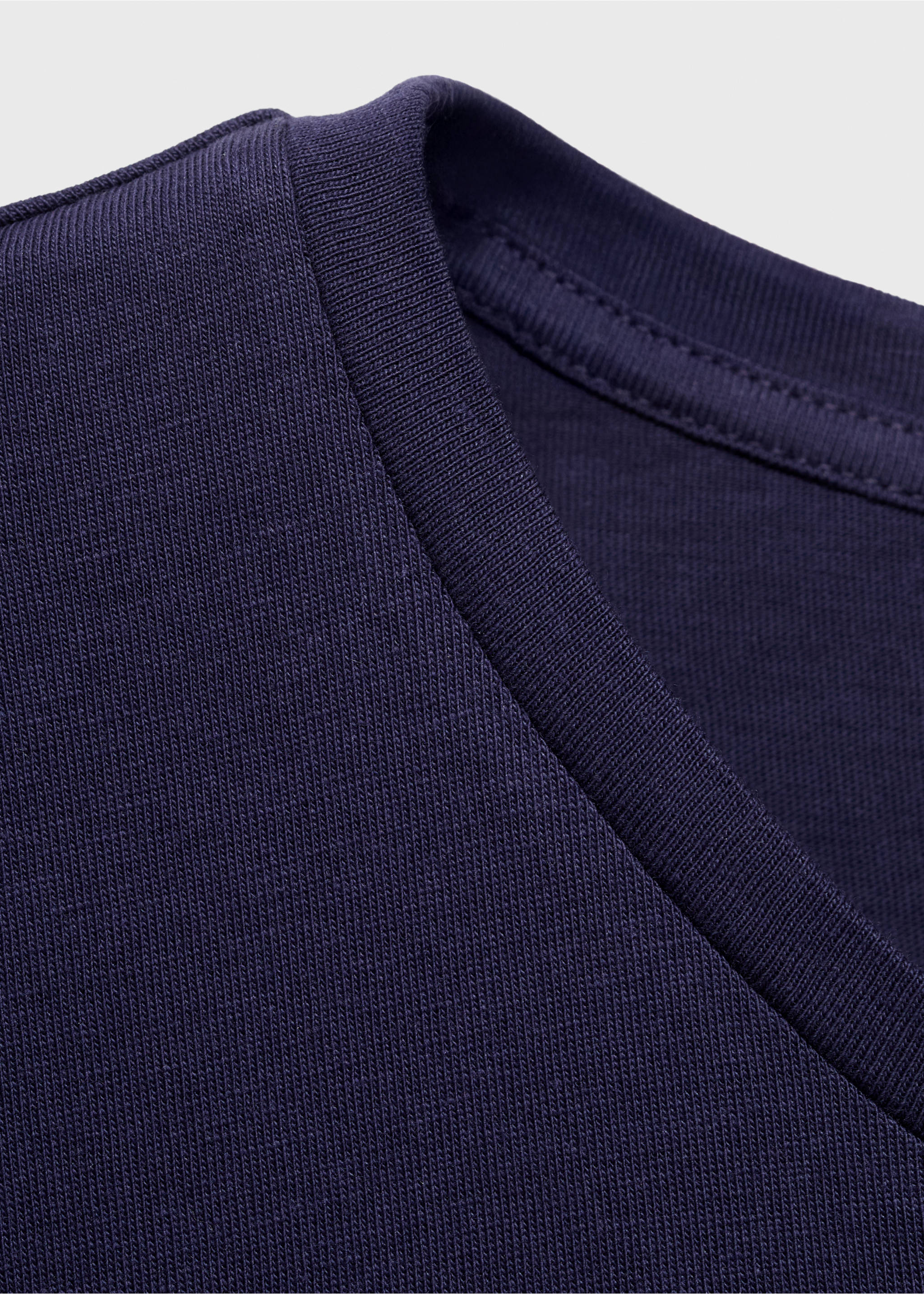 Samarreta logotip cotó - Detall de l'article 0, Blau marí. Ref: 17081238-00.