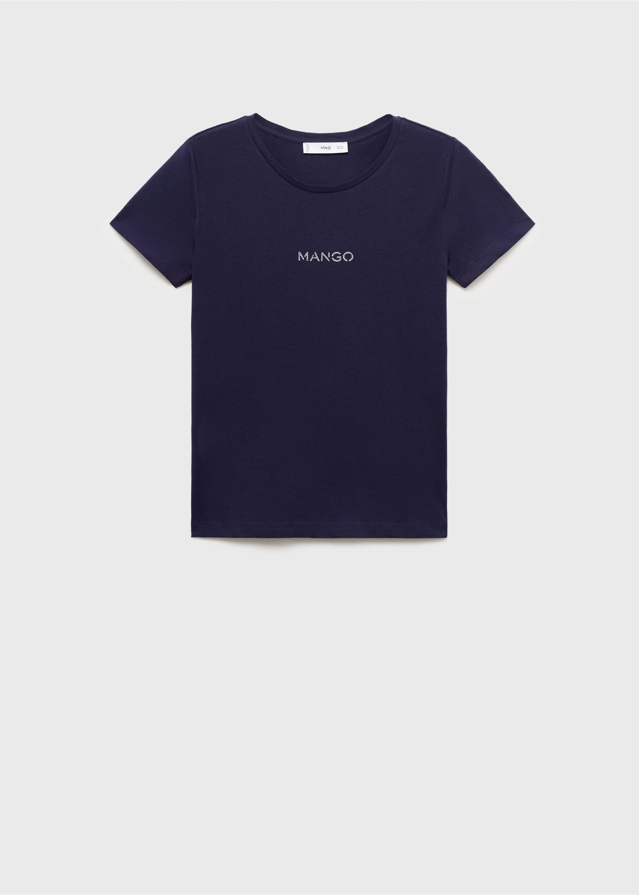 Logo cotton T-shirt - Article without model, Navy. Ref: 17081238-00.