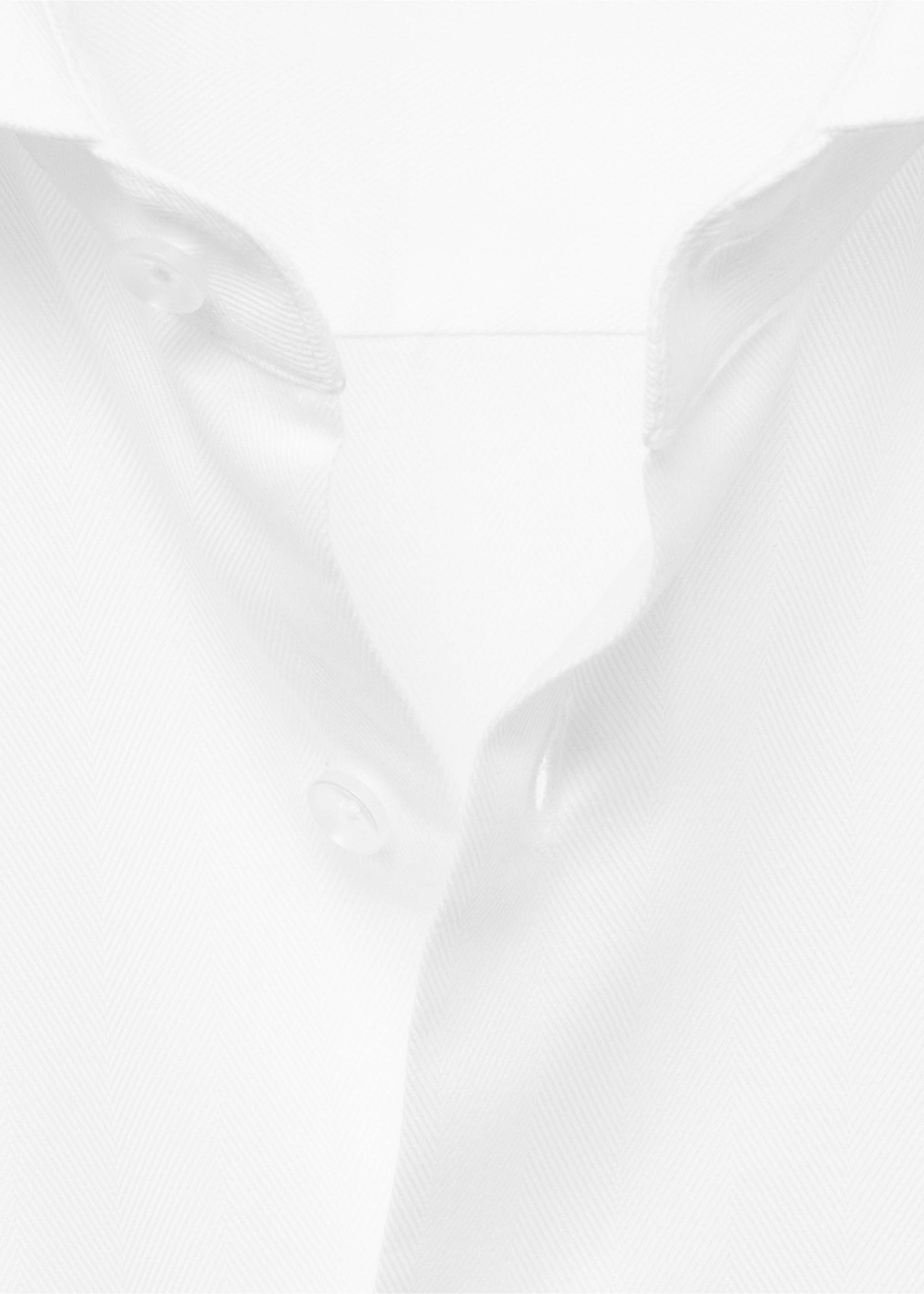 100% cotton dress shirt - Details of the article 8, White. Ref: 17081239-00.