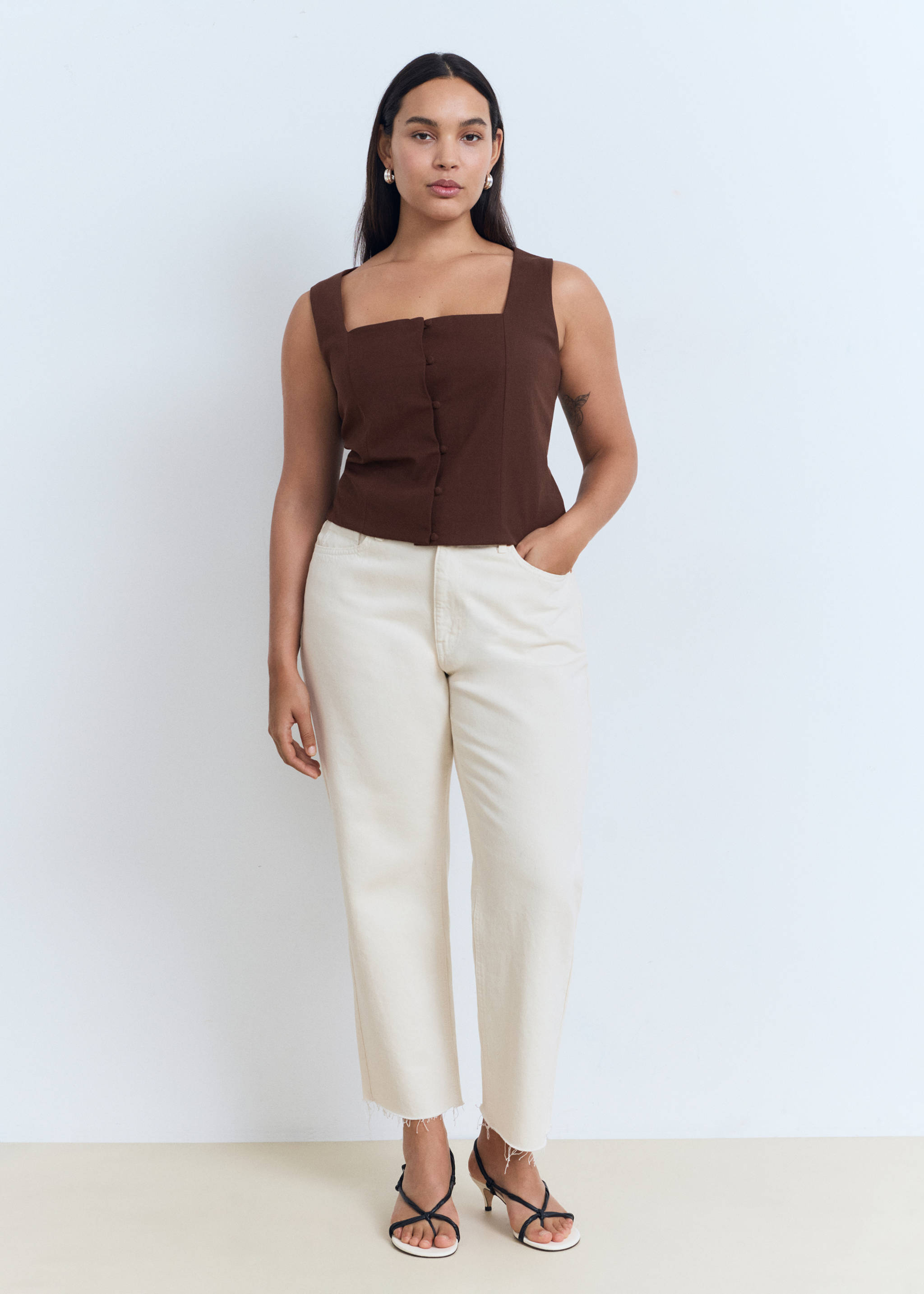 Buttons cotton top - Details of the article 3