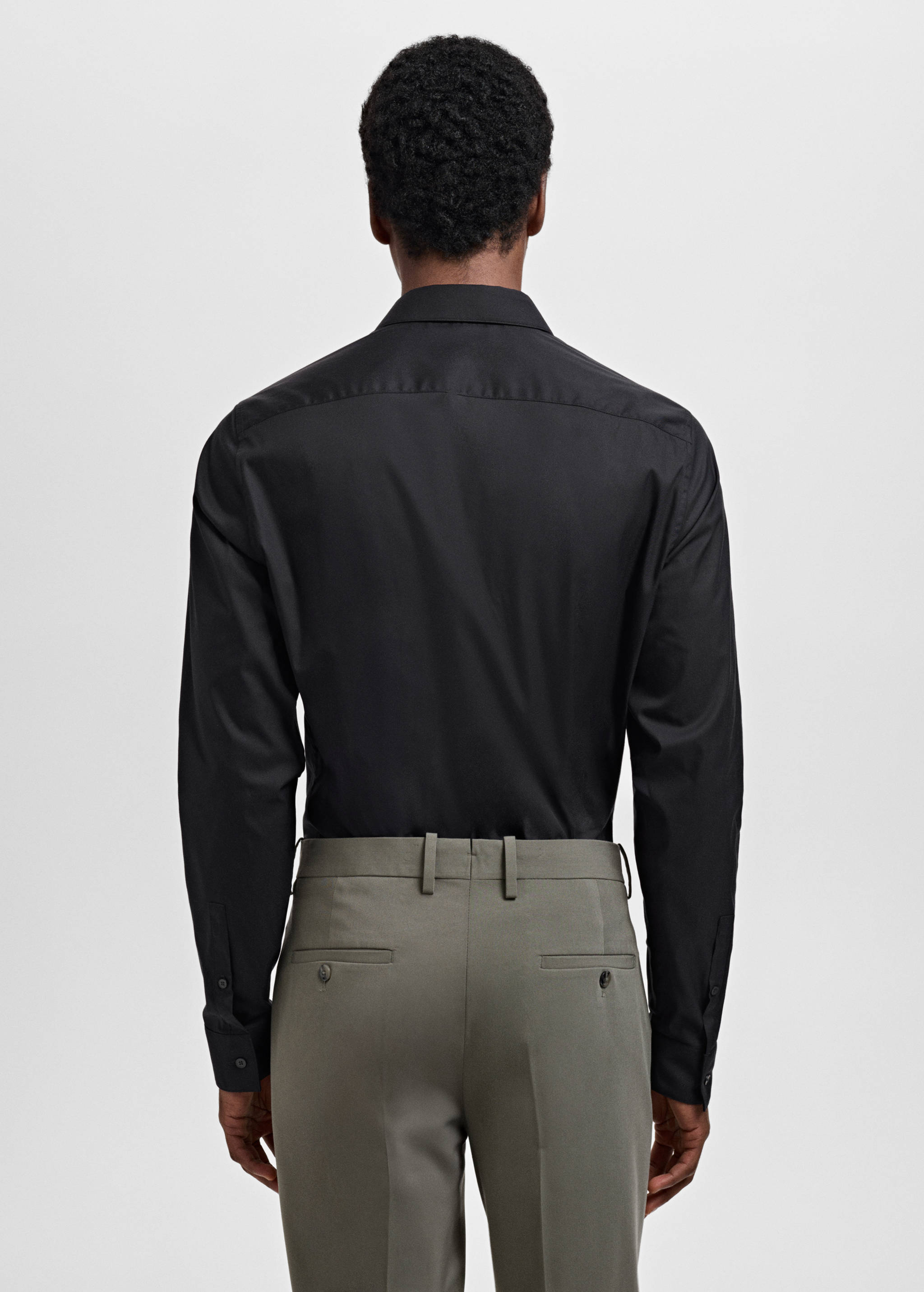 Chemise costume slim fit coton - Verso de l’article