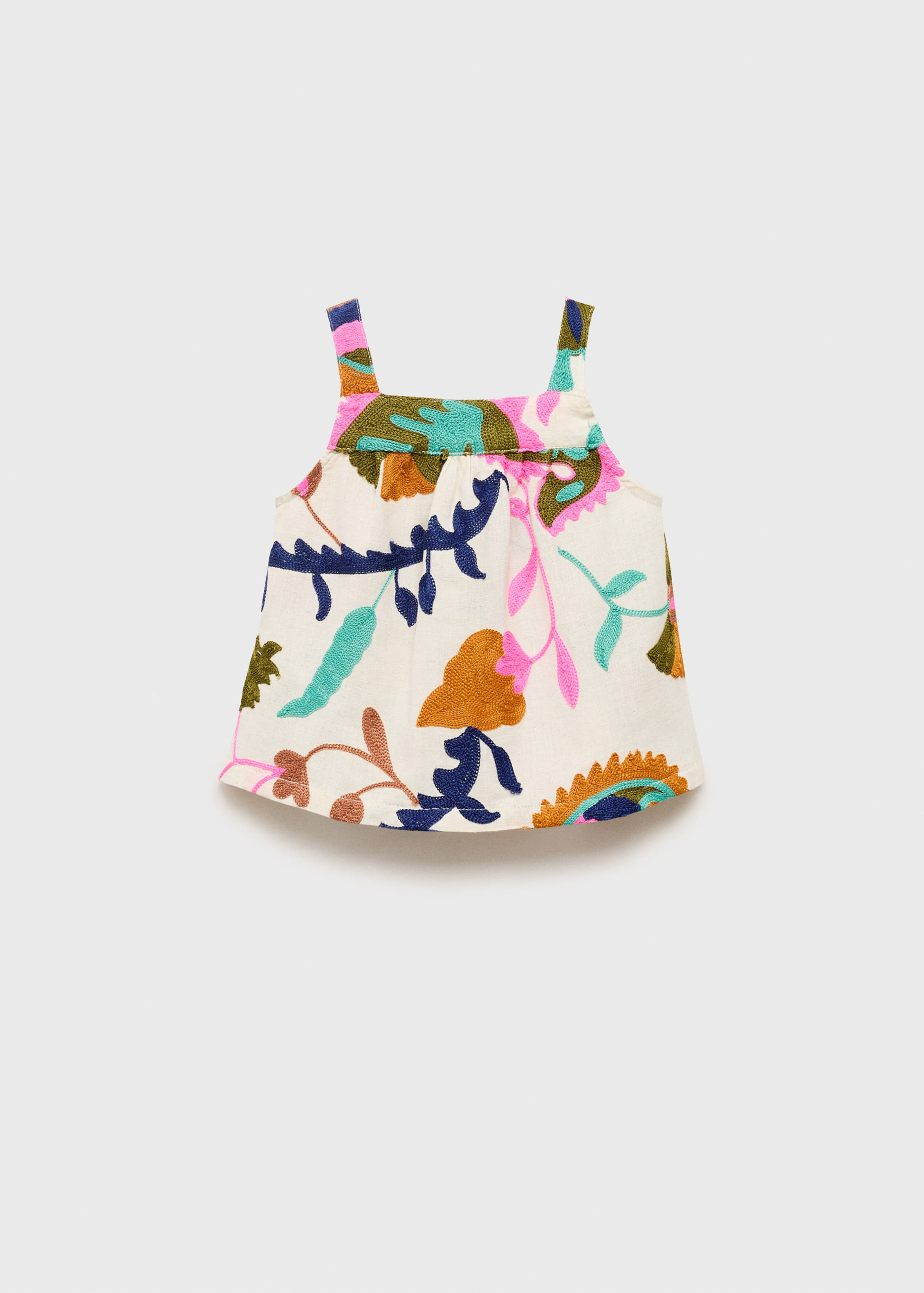 Blusa lino bordada - Artículo sin modelo