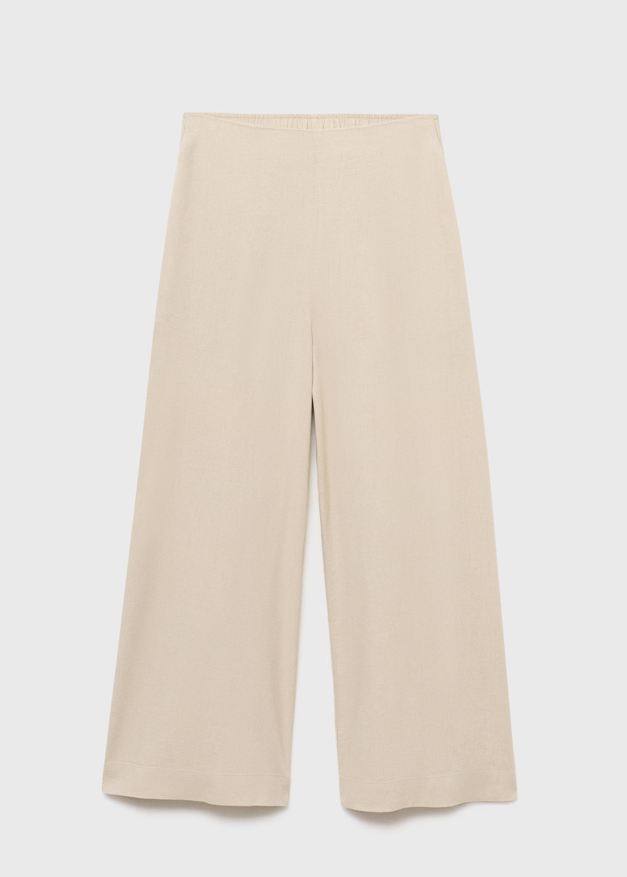 Pantalon crop lin - Article sans modèle