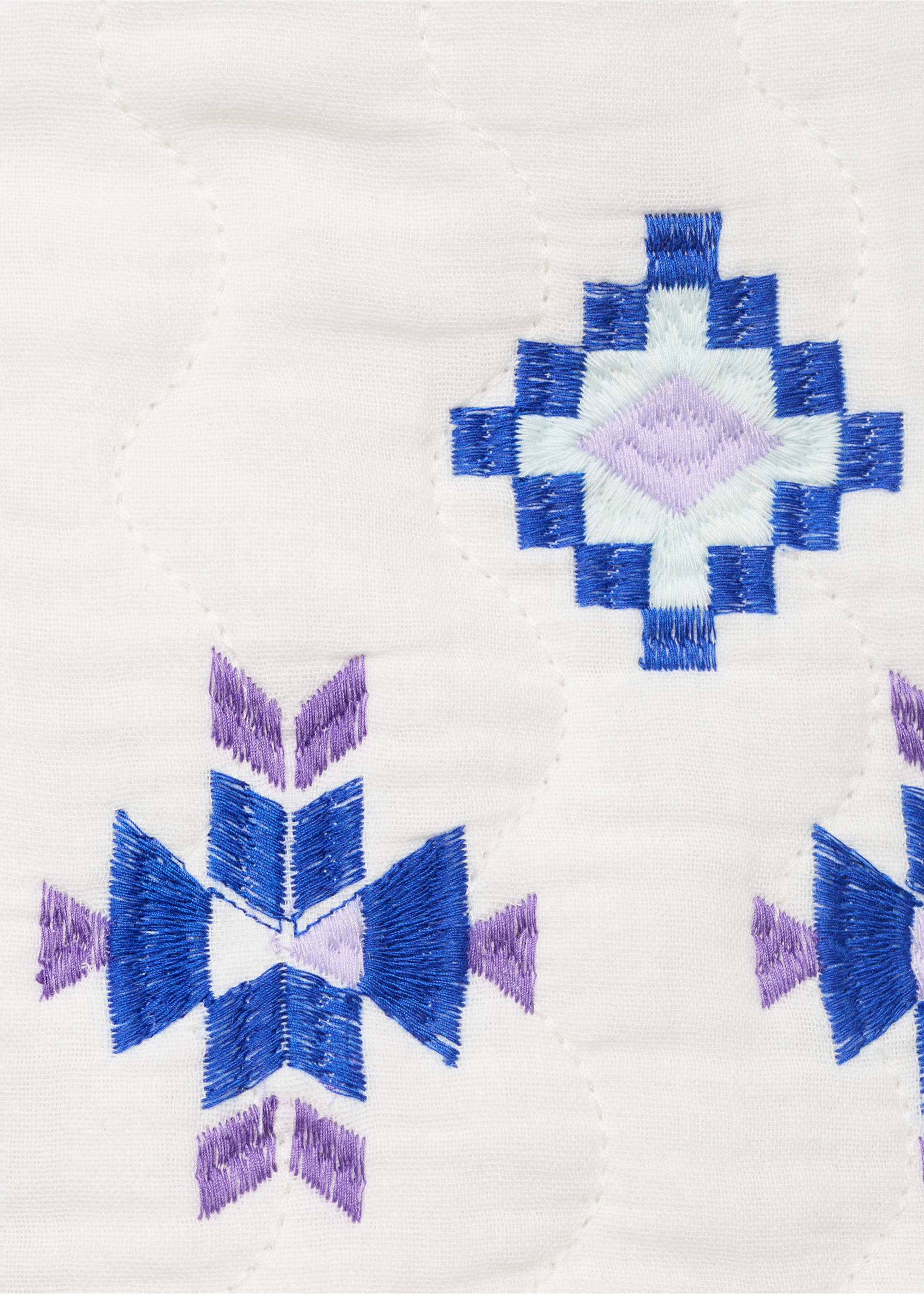 Ethnic embroidered waistcoat - Details of the article 8, Off White. Ref: 17081257-00.