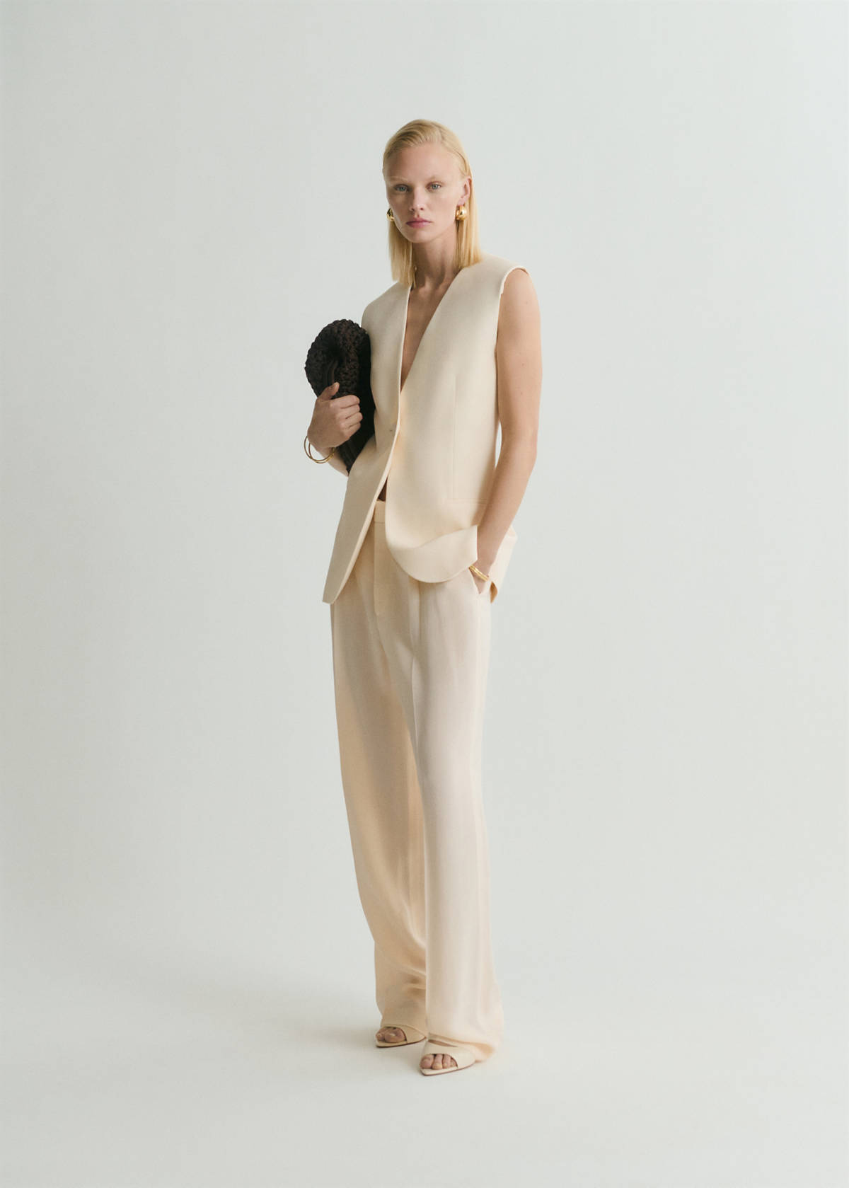 Flowy suit waistcoat