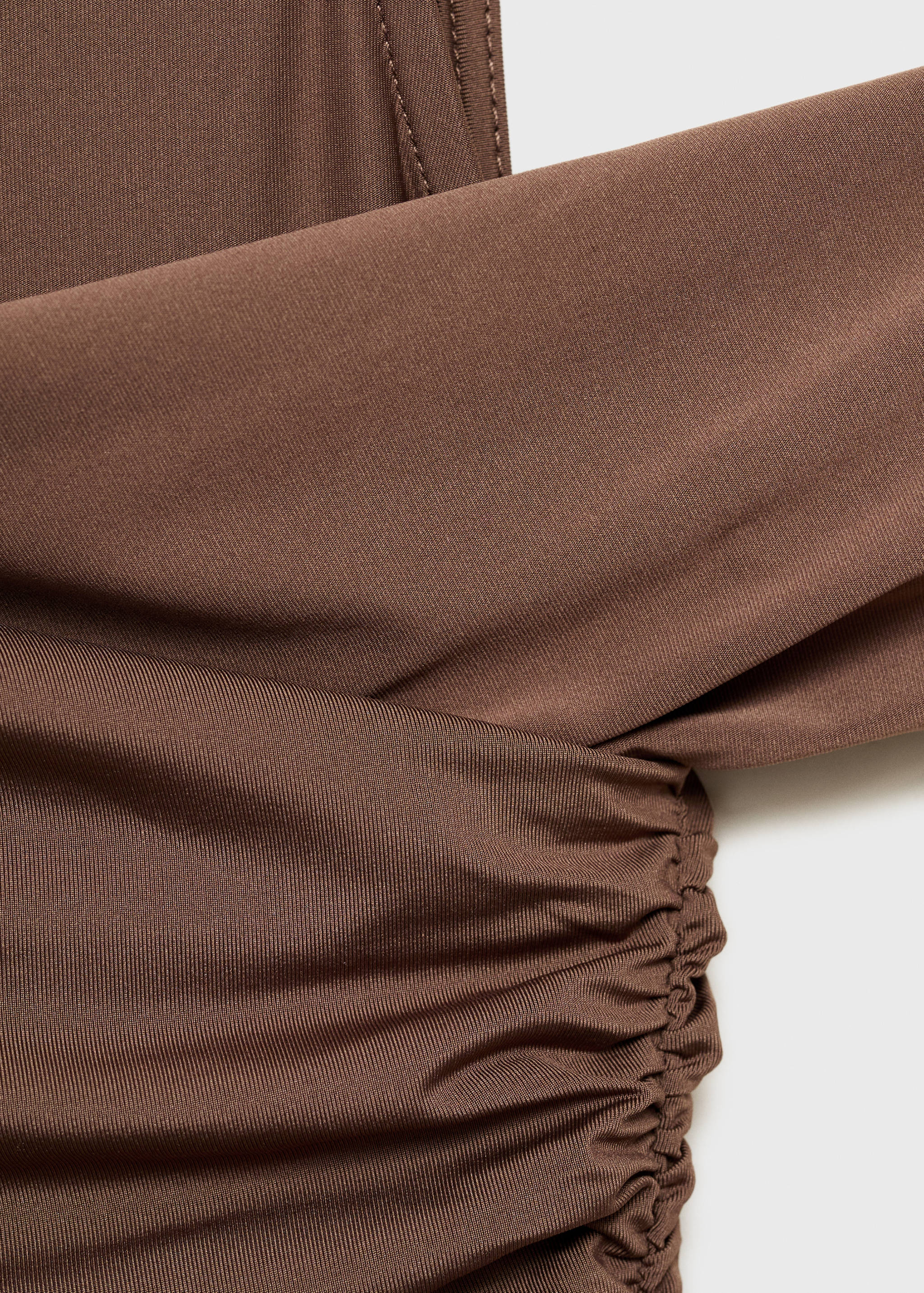 Robe drapée à bretelles asymétriques - Détail de l'article 8