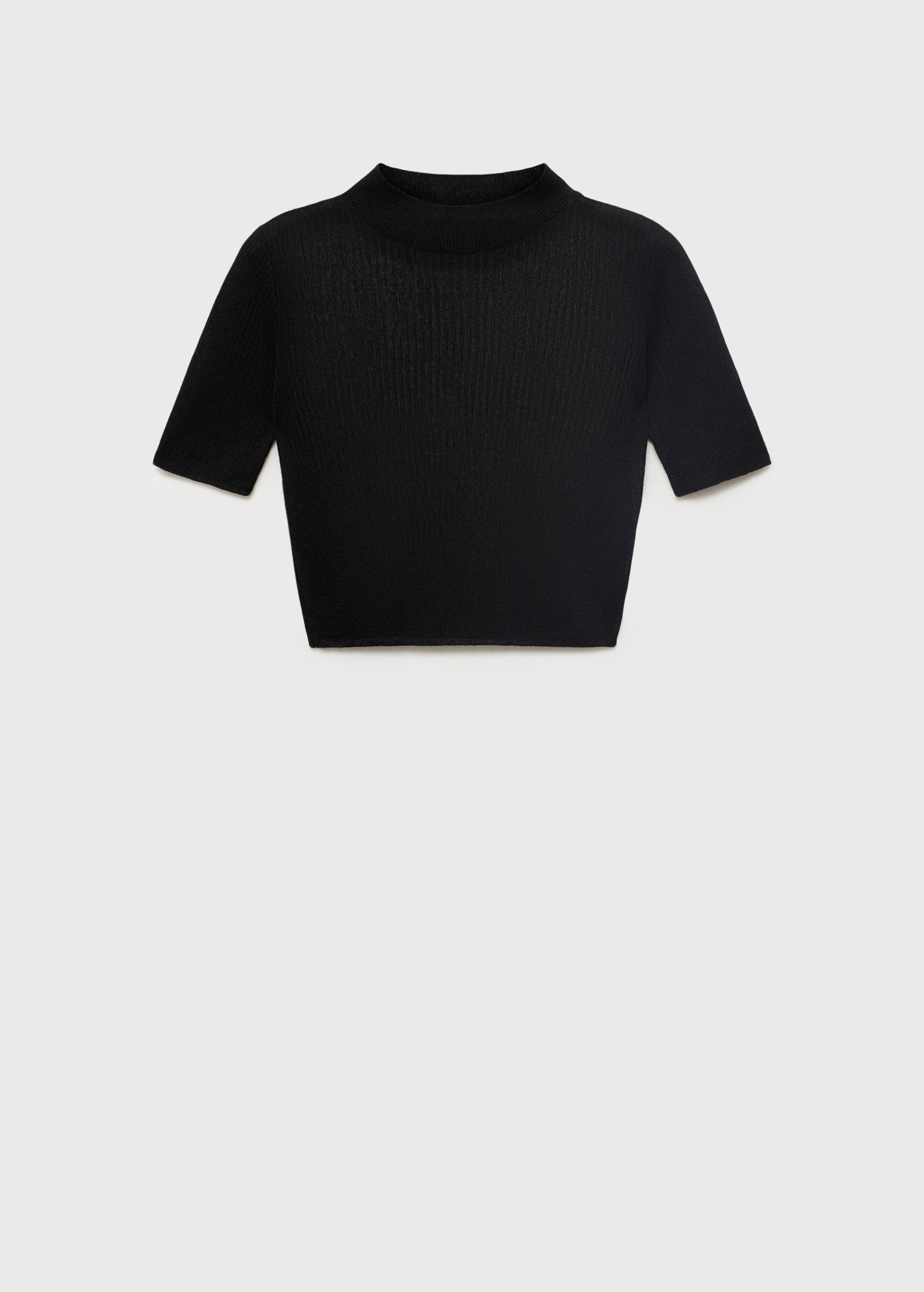 Úpletový svetr crop - Zboží bez modelu