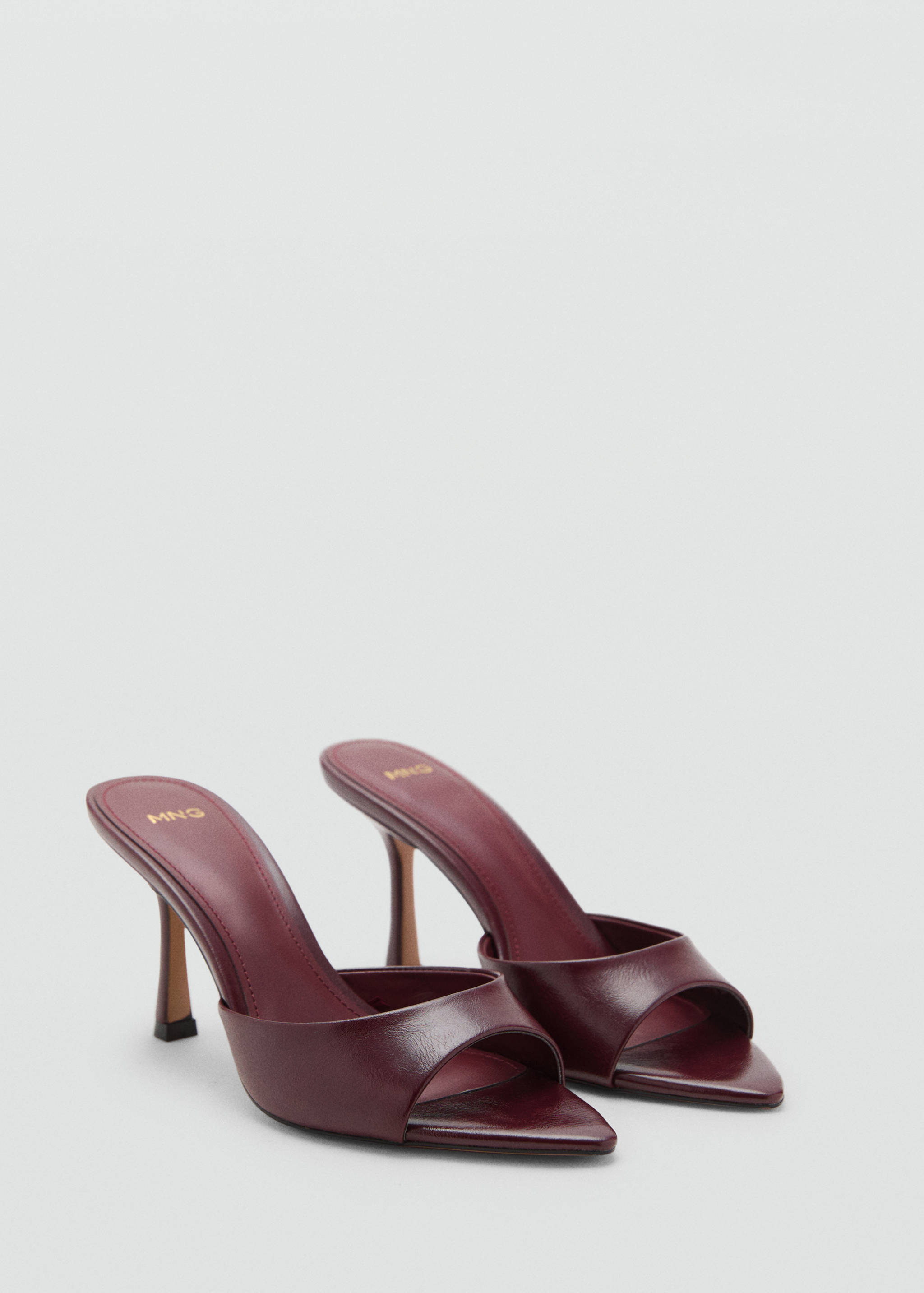Pointed heel sandals - Medium plane
