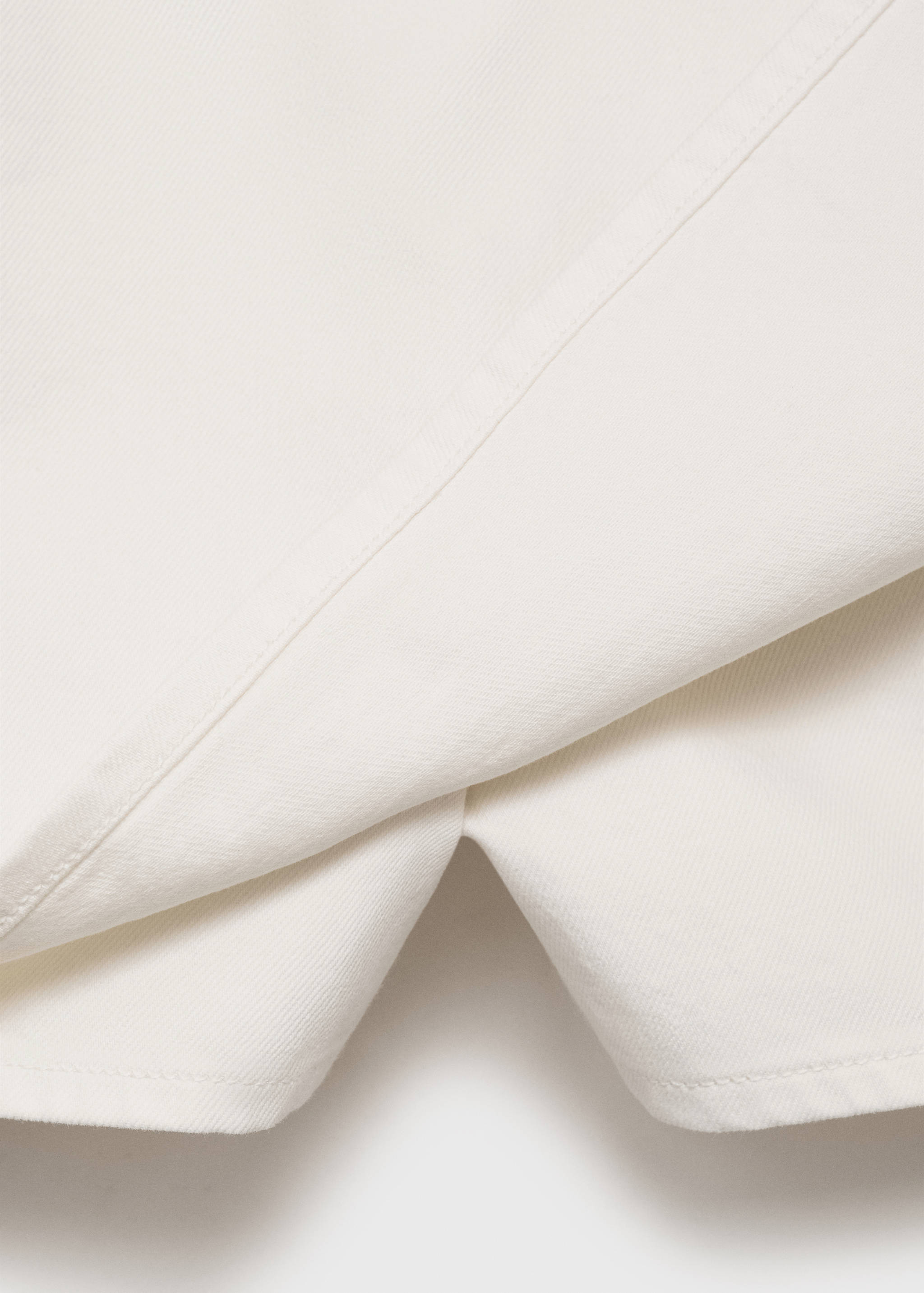 Falda pantalón denim doble cinturón - Detalle del artículo 0