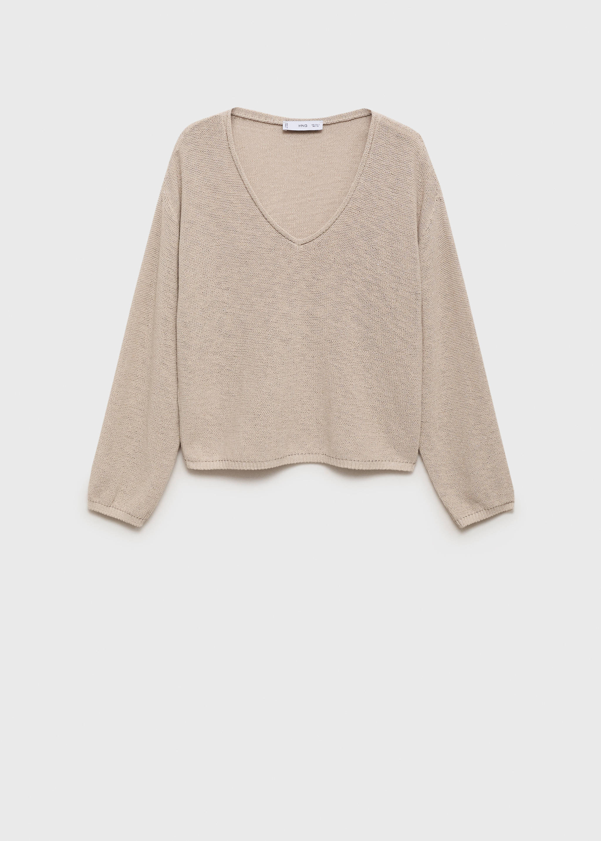 Pull-over maille col en V - Article sans modèle