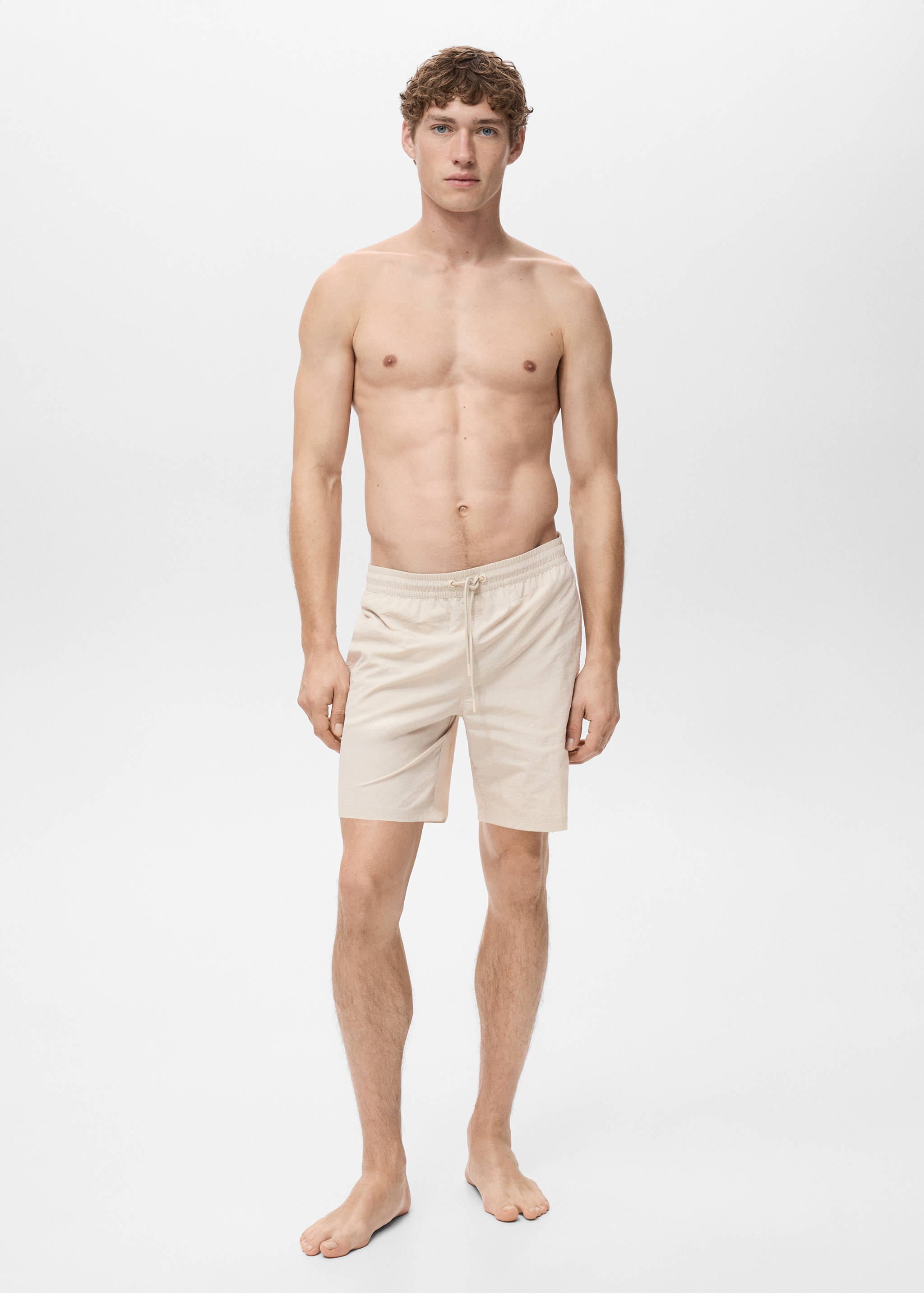 Basic drawstring swimsuit - Details of the article 4