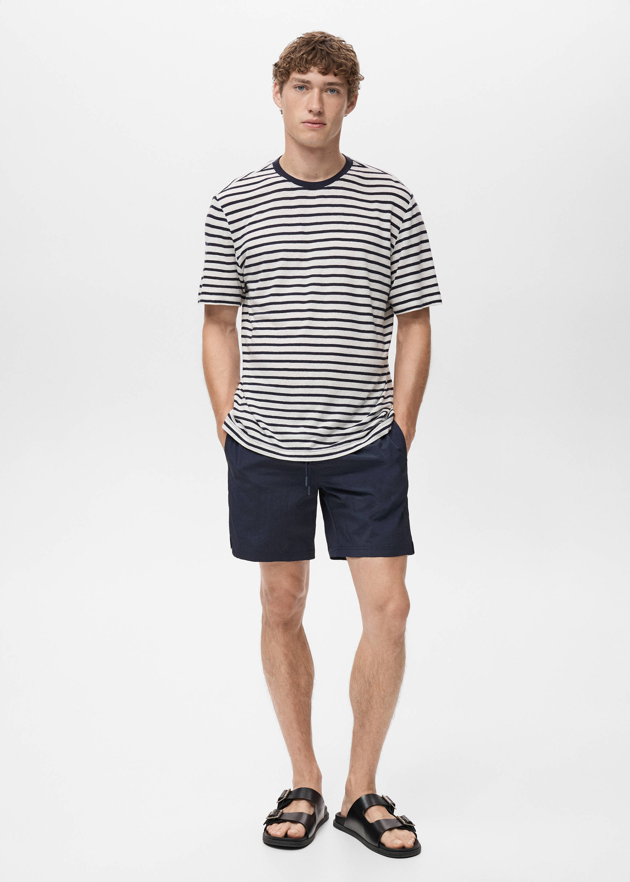 Basic drawstring swimsuit - General plane