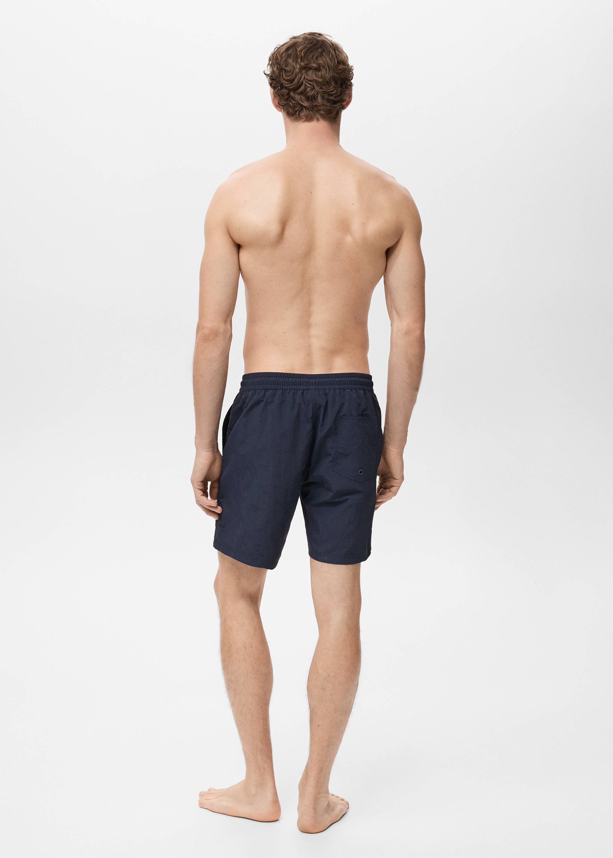 Basic drawstring swimsuit - Reverse of the article