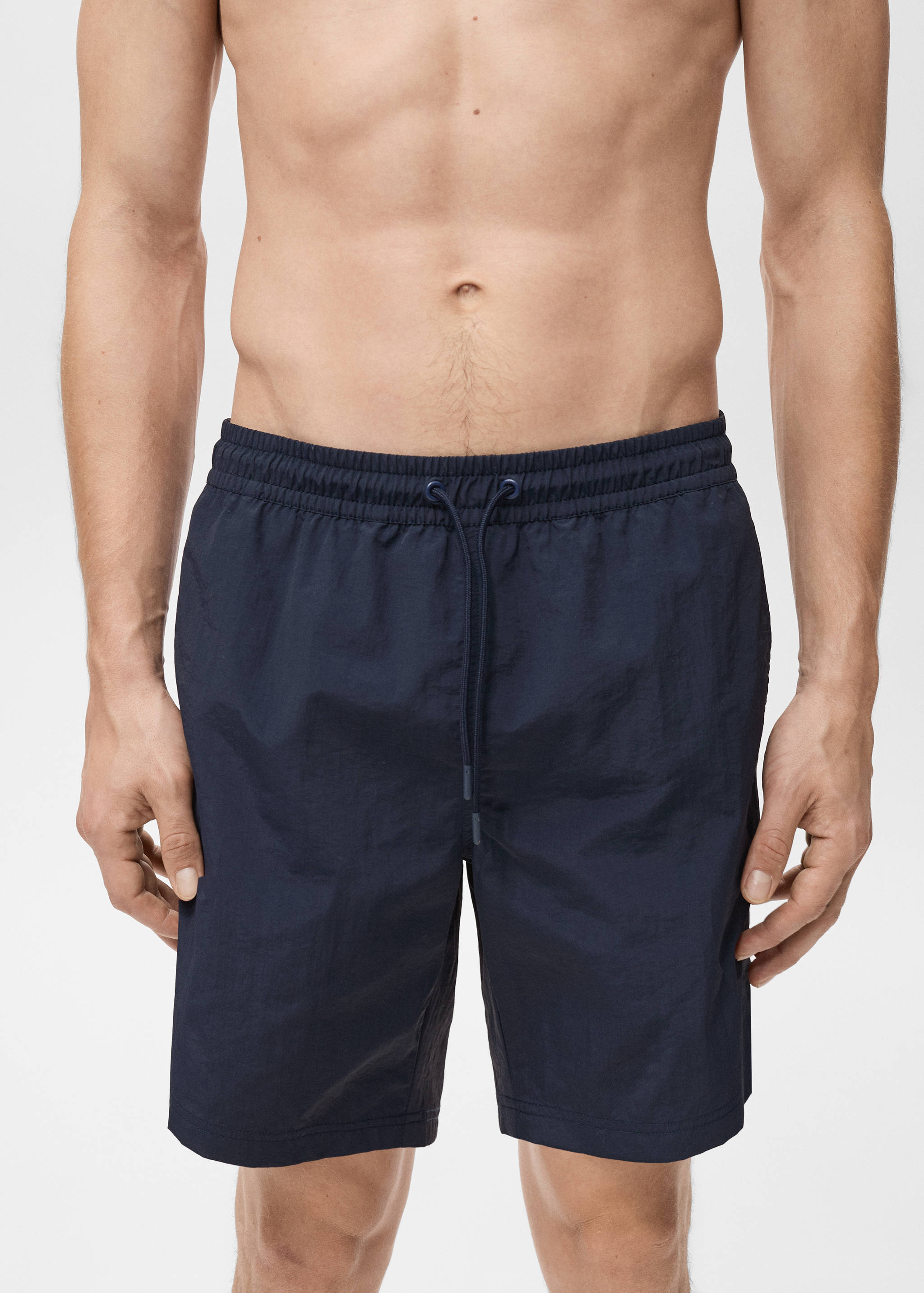 Basic drawstring swimsuit - Details of the article 1