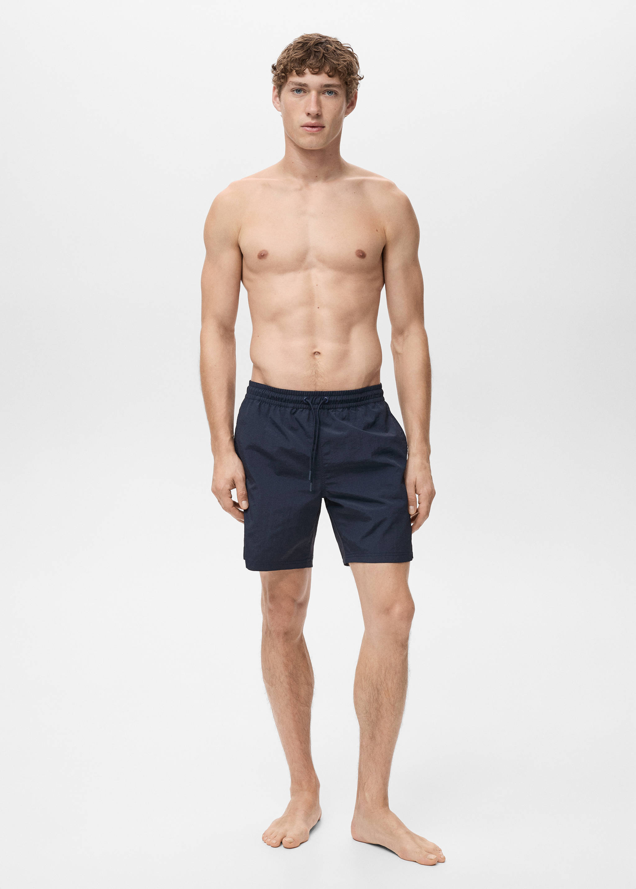 Basic drawstring swimsuit - Details of the article 4