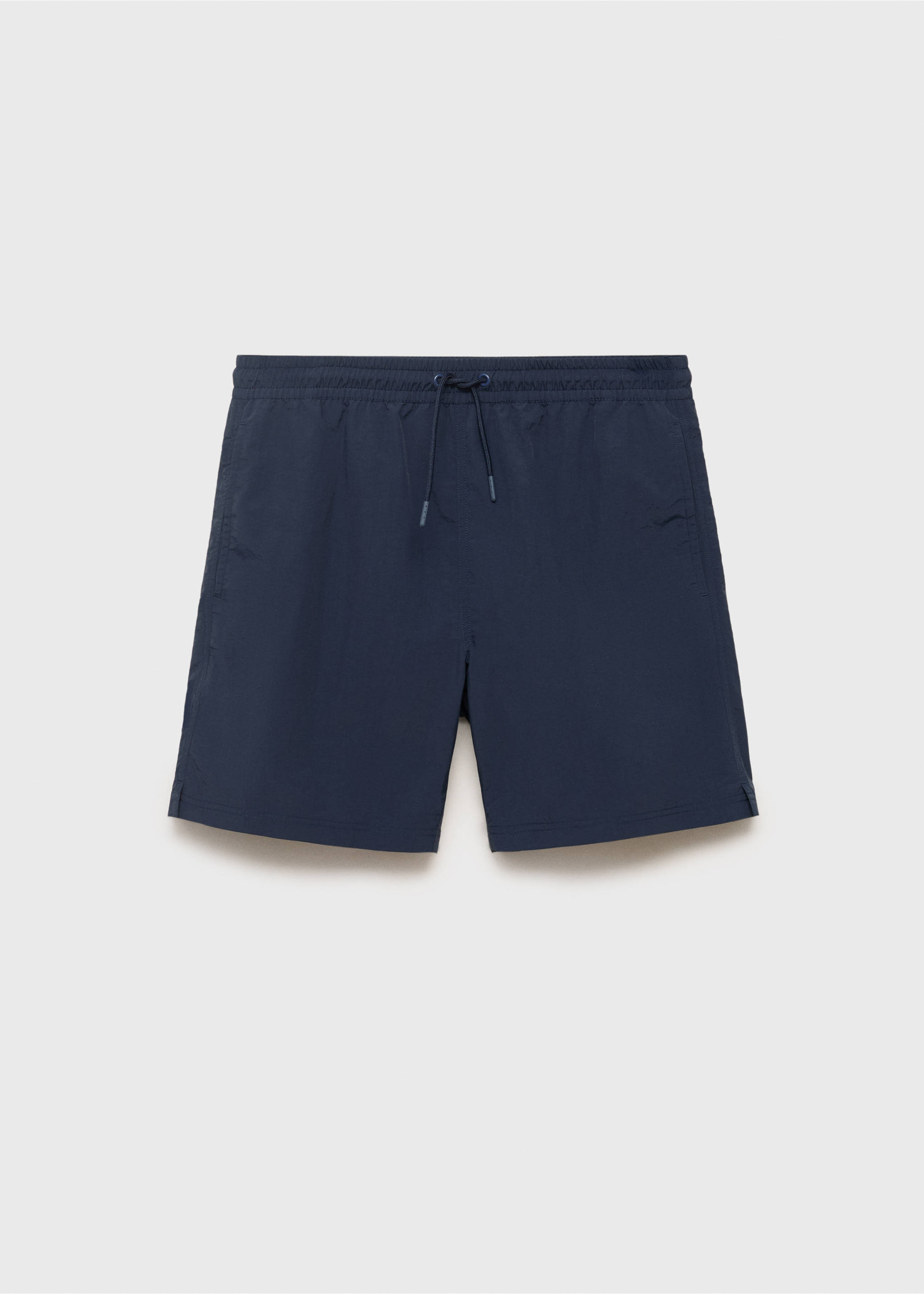 Basic drawstring swimsuit - Article without model, Dark Navy. Ref: 17081289-00.