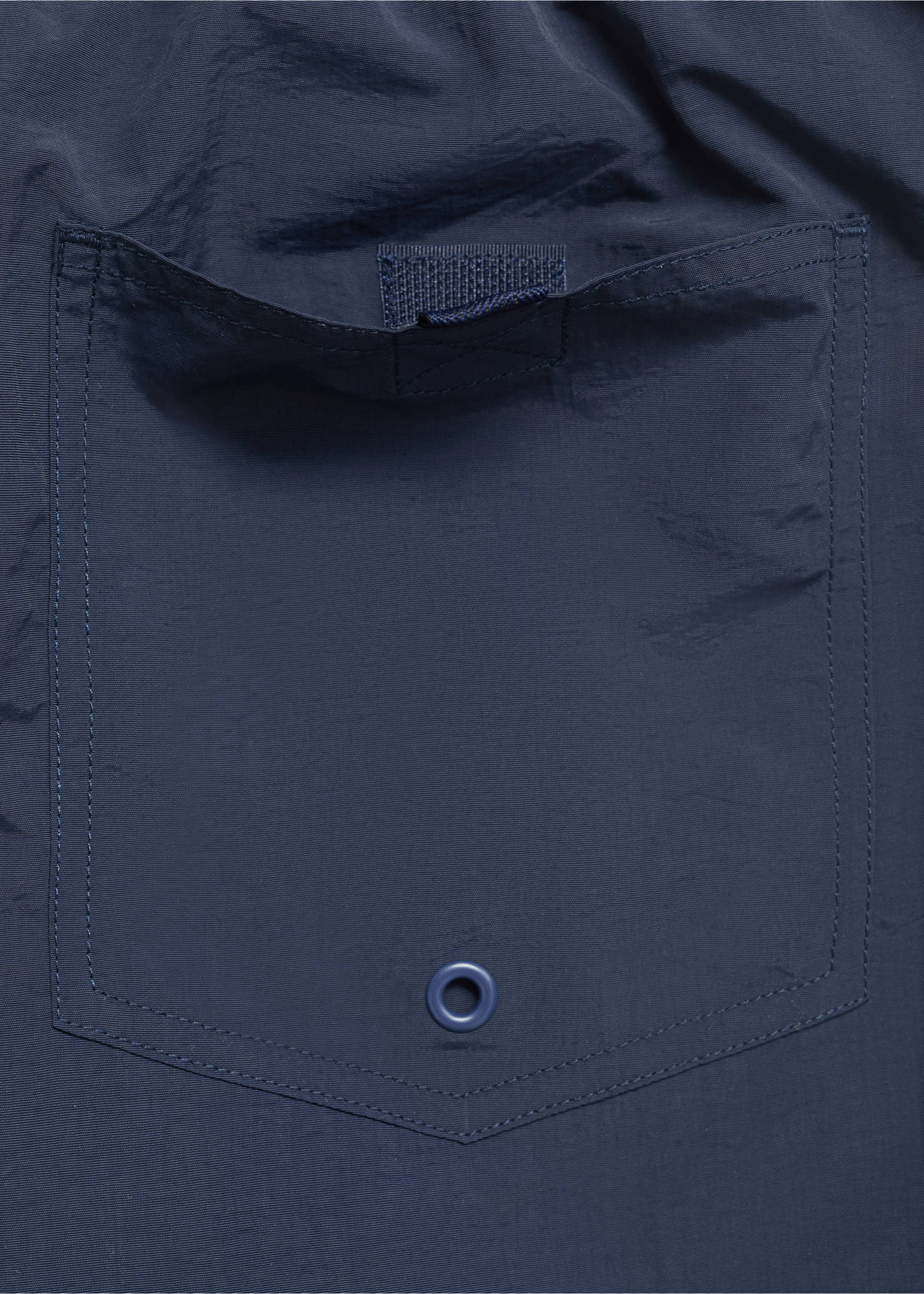 Basic drawstring swimsuit - Details of the article 0, Dark Navy. Ref: 17081289-00.
