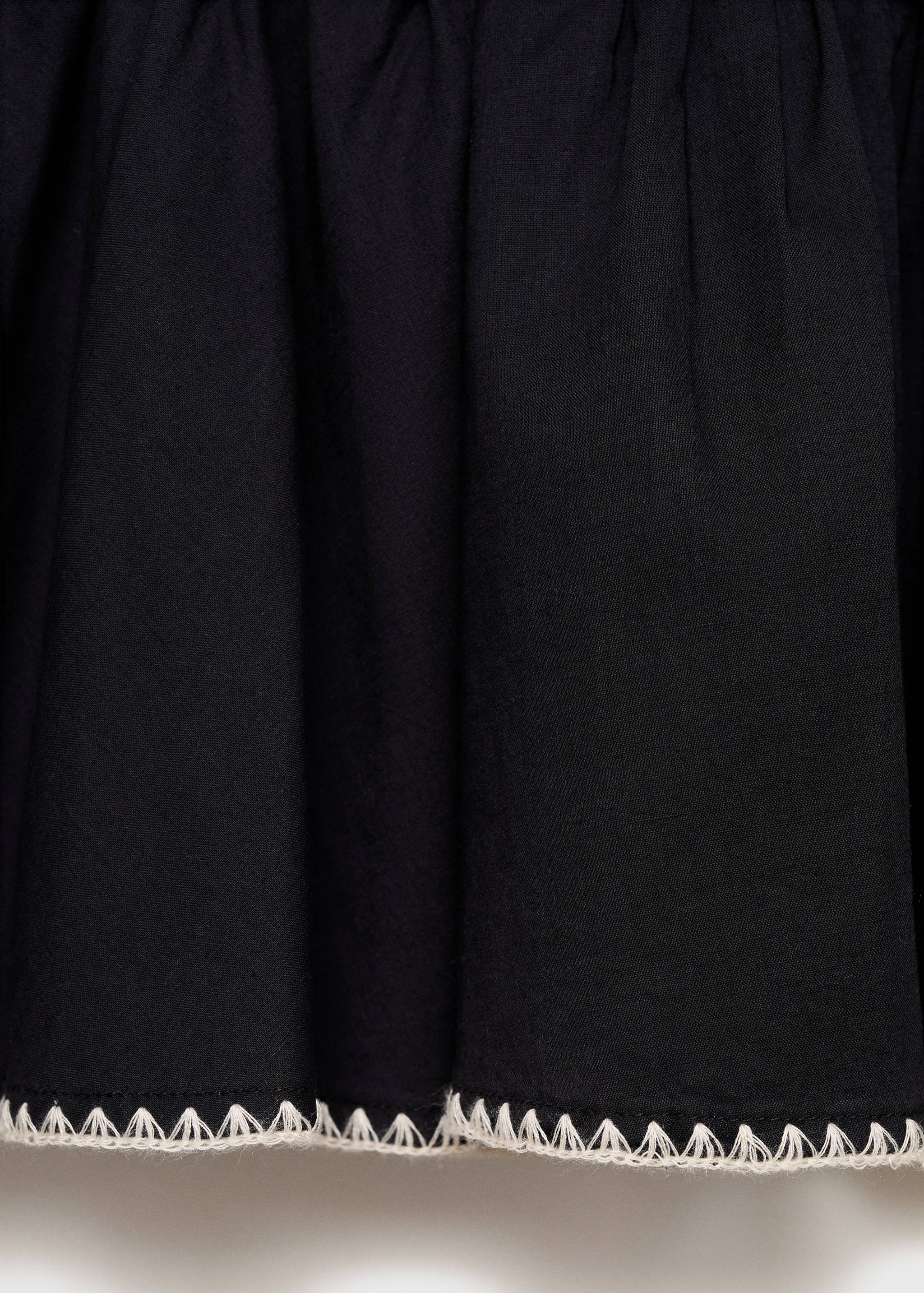 Embroidered ruffled skirt - Details of the article 0