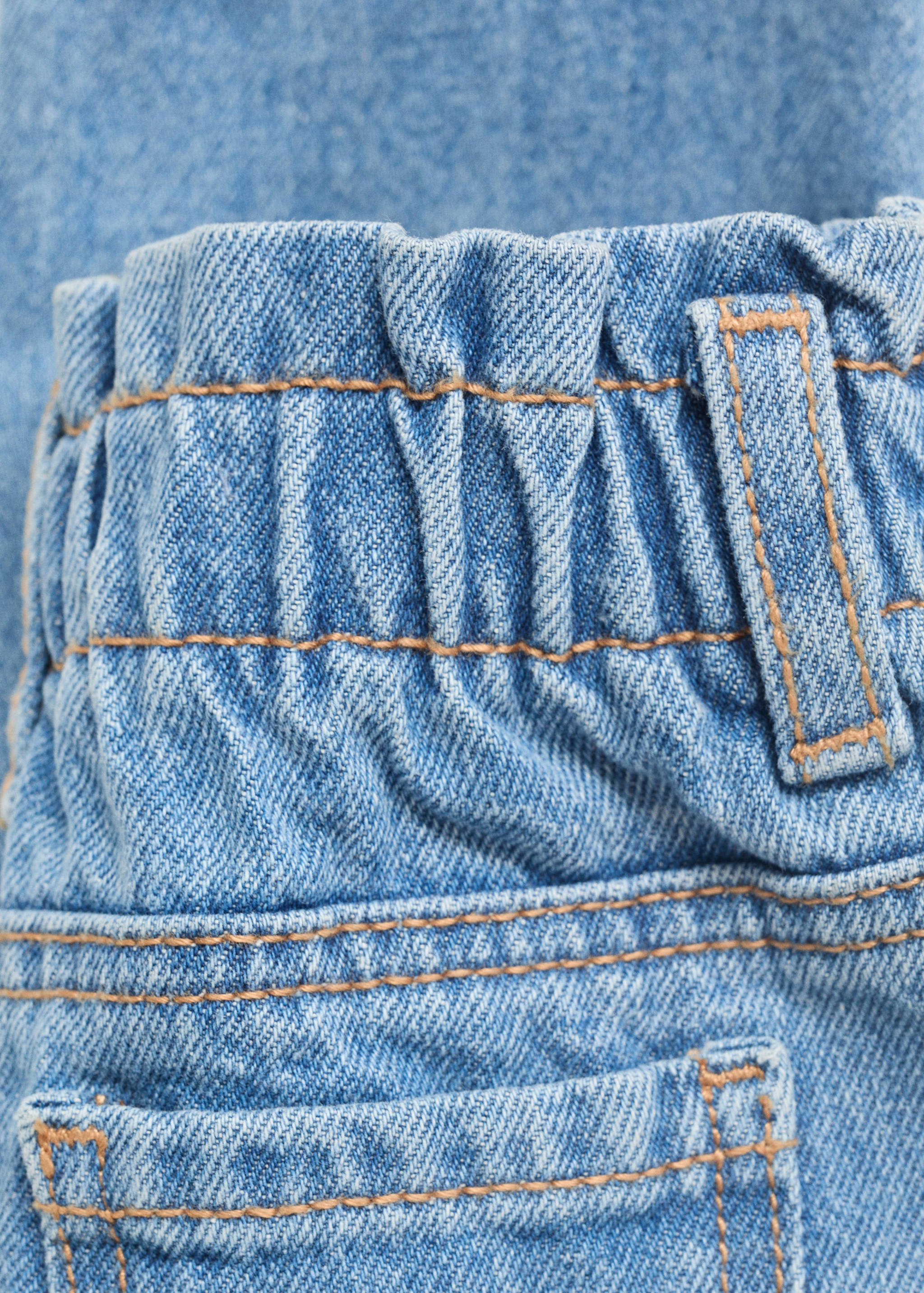 Paper bag jeans with buttons - Details of the article 0