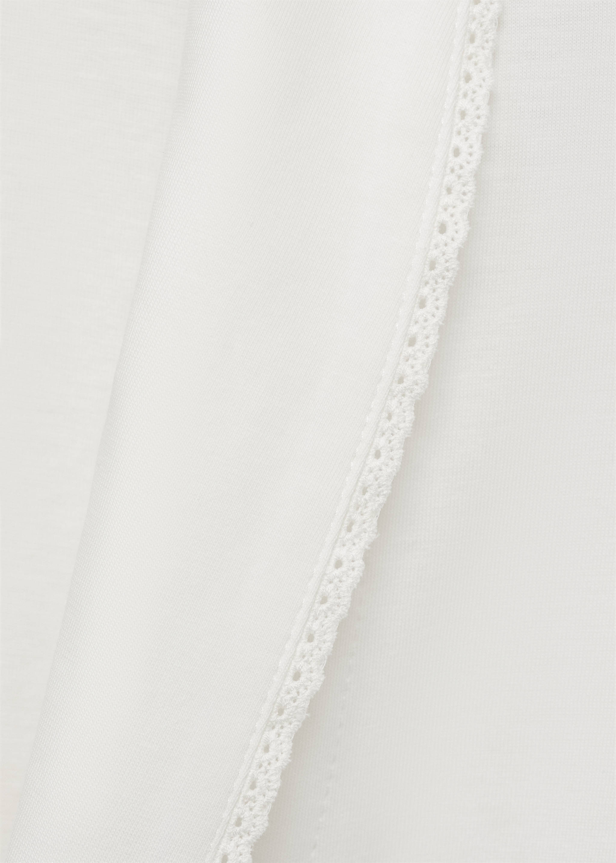 Cotton gown with embroidery detail - Details of the article 8