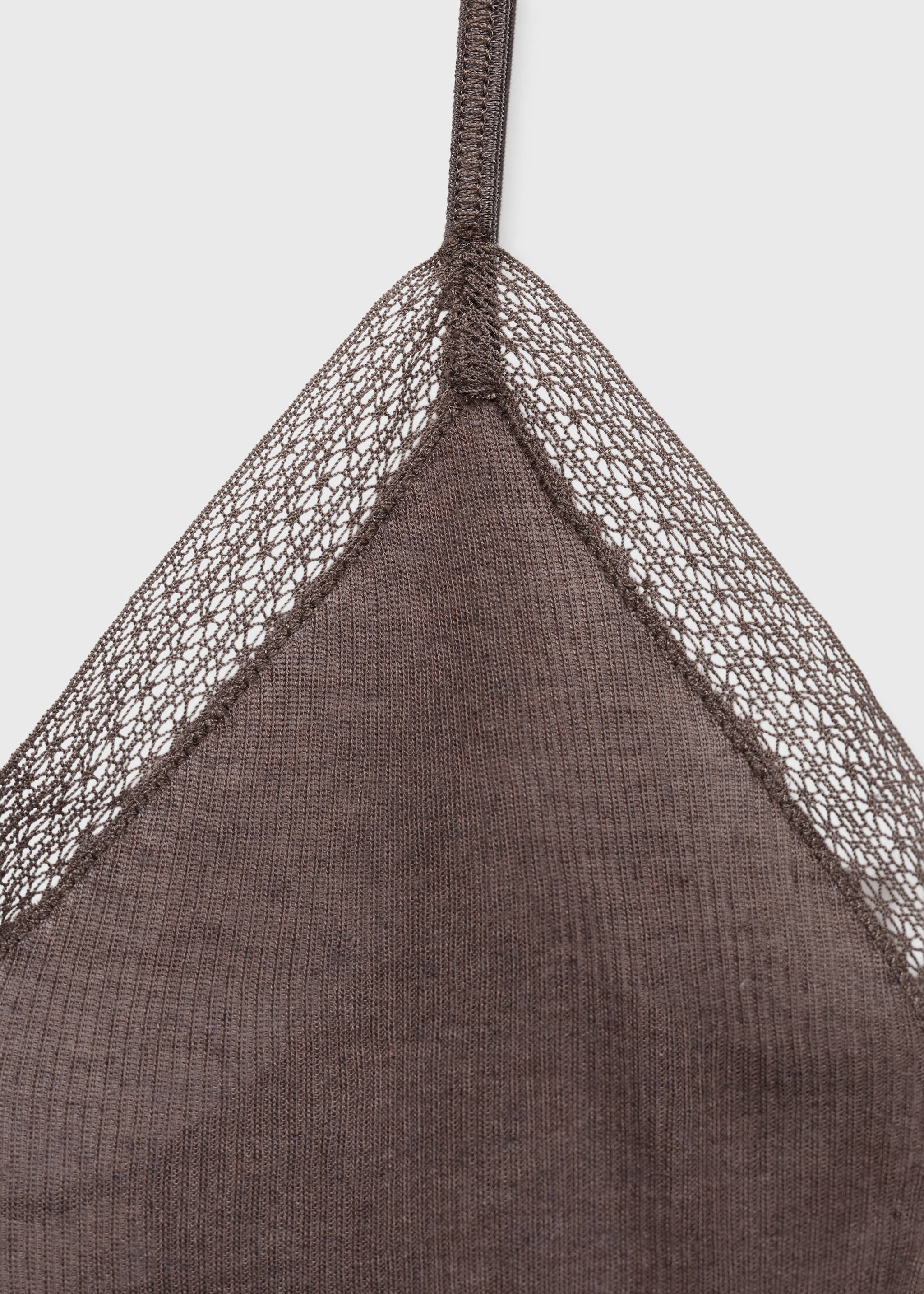 Ribbed pyjama top - Details of the article 8