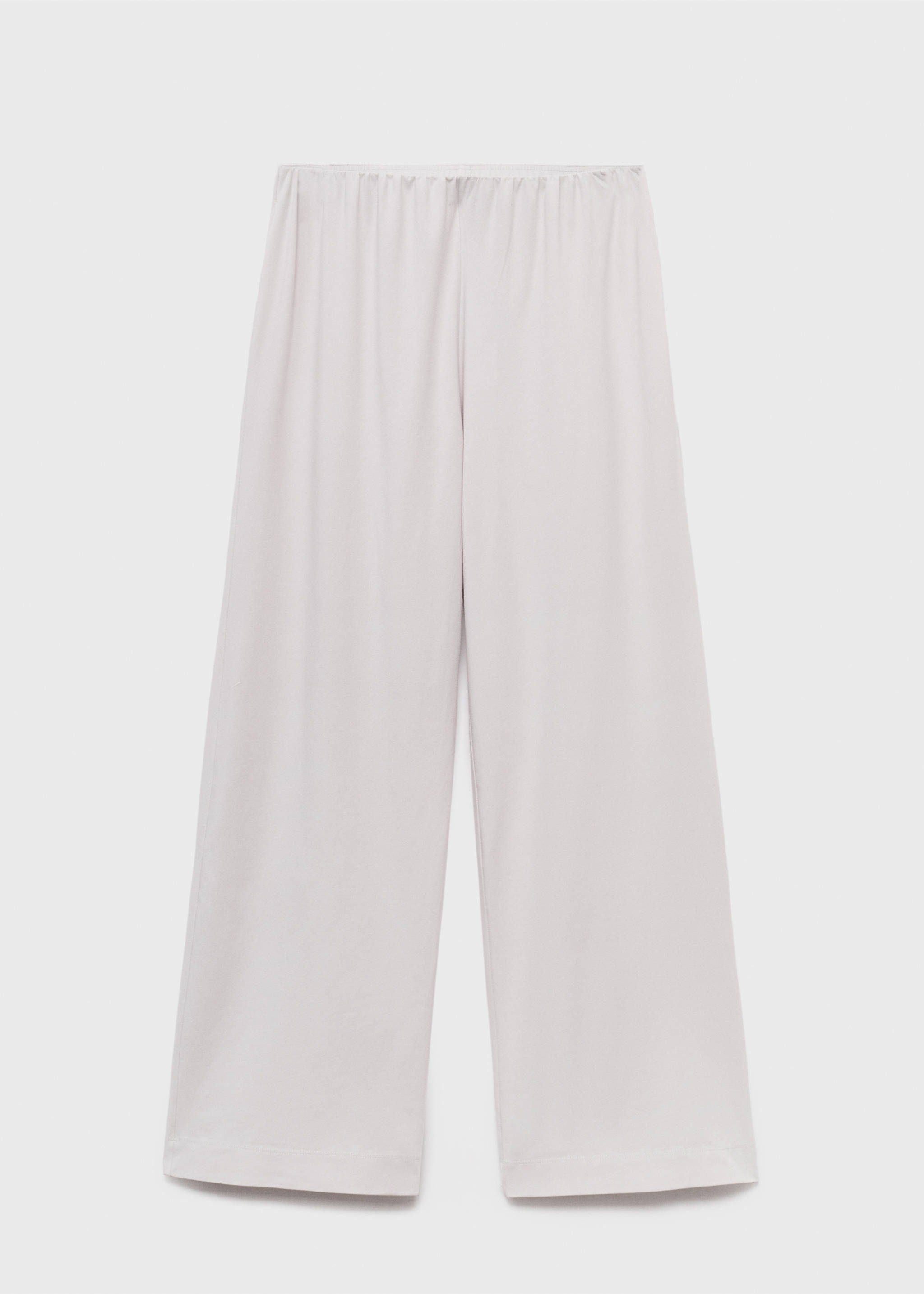 Pantalons pijama cotó fluid - Article sense model, Gris clar/pastel. Ref: 17081539-00.