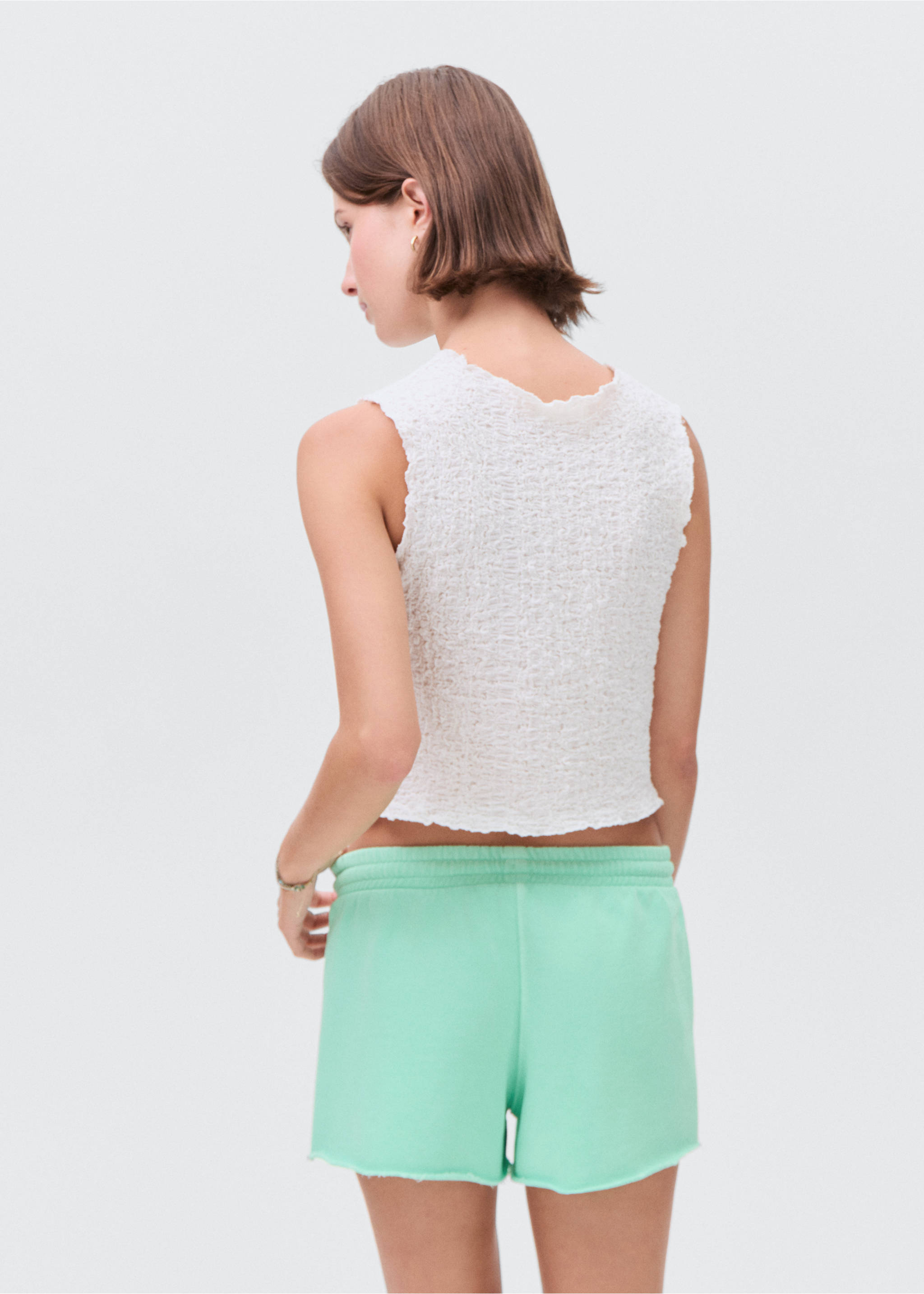 Comfy shorts - Reverse of the article, Green. Ref: 17081553-00.