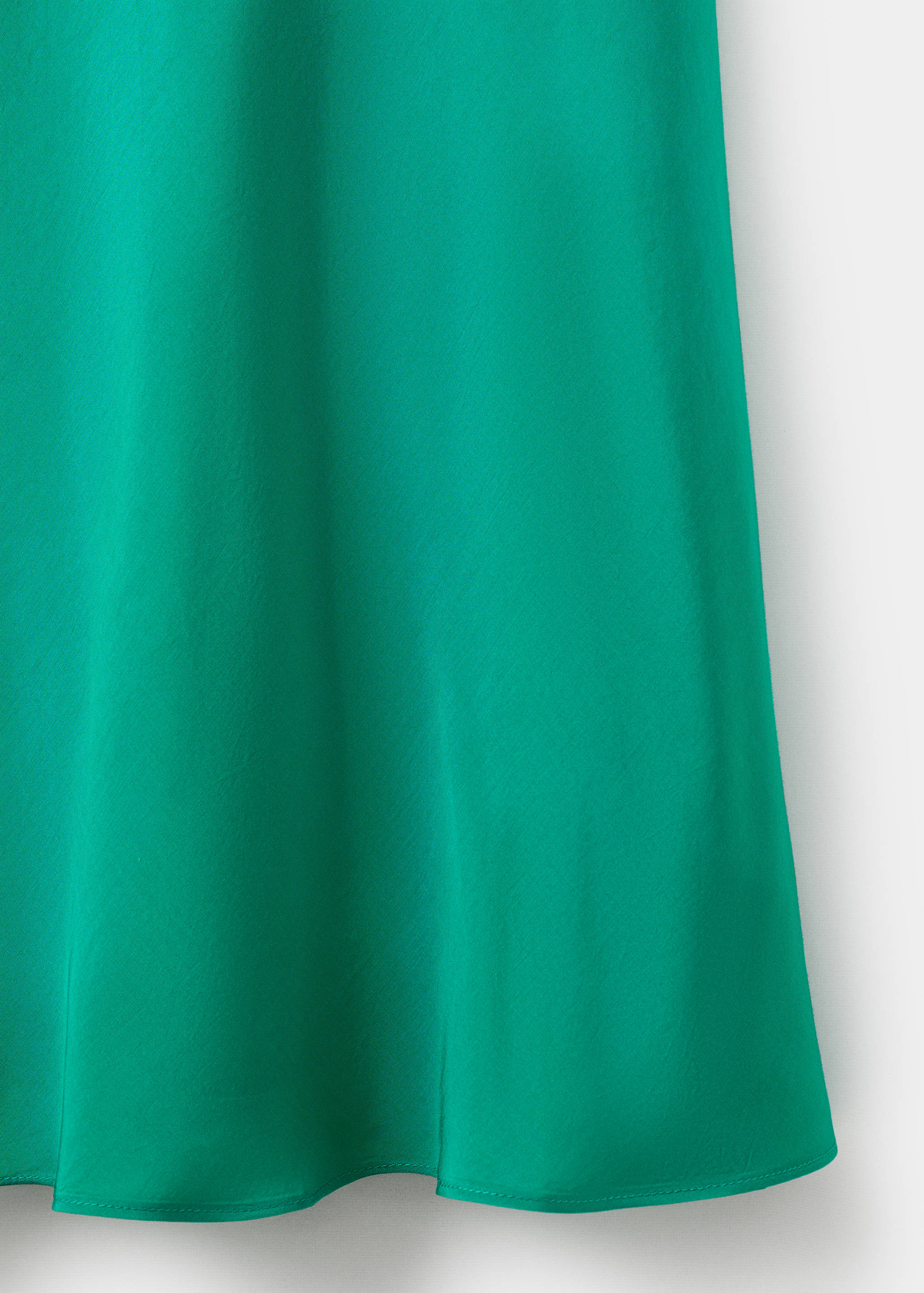 Long satin dress - Details of the article 0