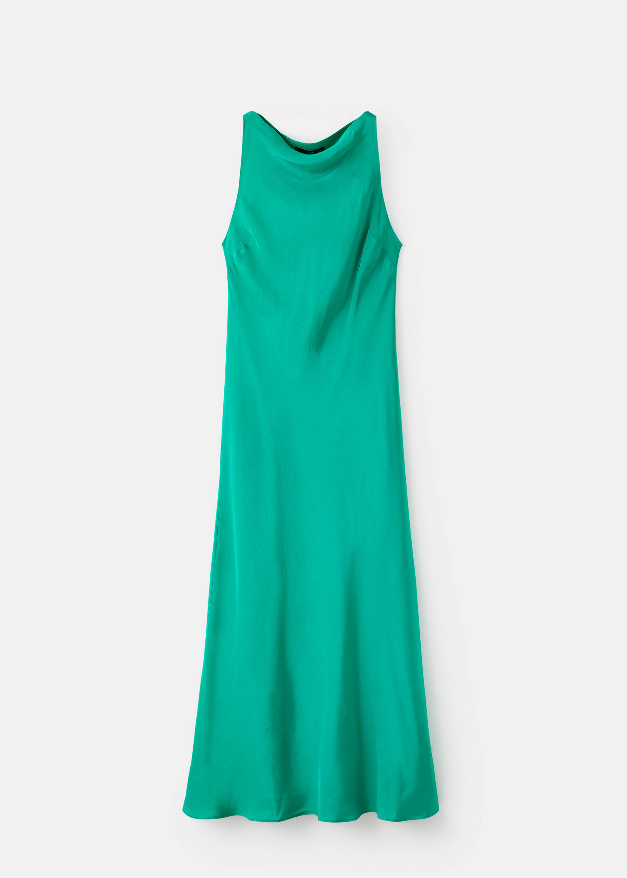 Long satin dress - Article without model