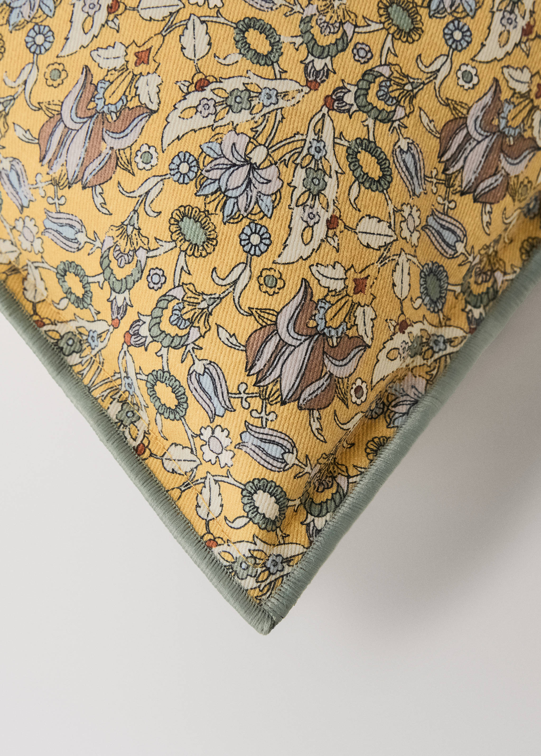Housse de coussin enfant en coton imprimé à fleurs 30x40 cm - Détail de l'article 1