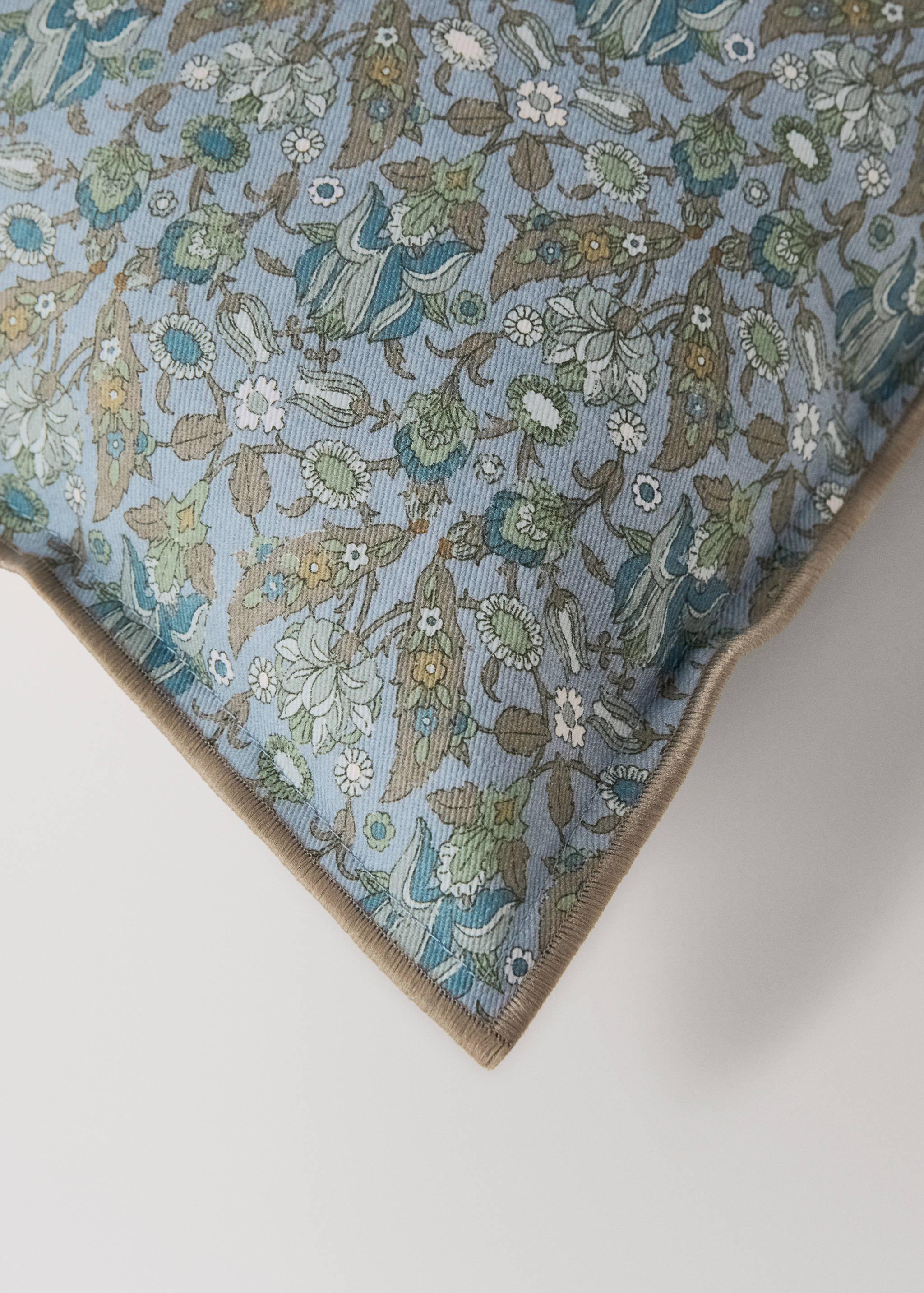 Housse de coussin enfant en coton imprimé à fleurs 30x40 cm - Détail de l'article 1