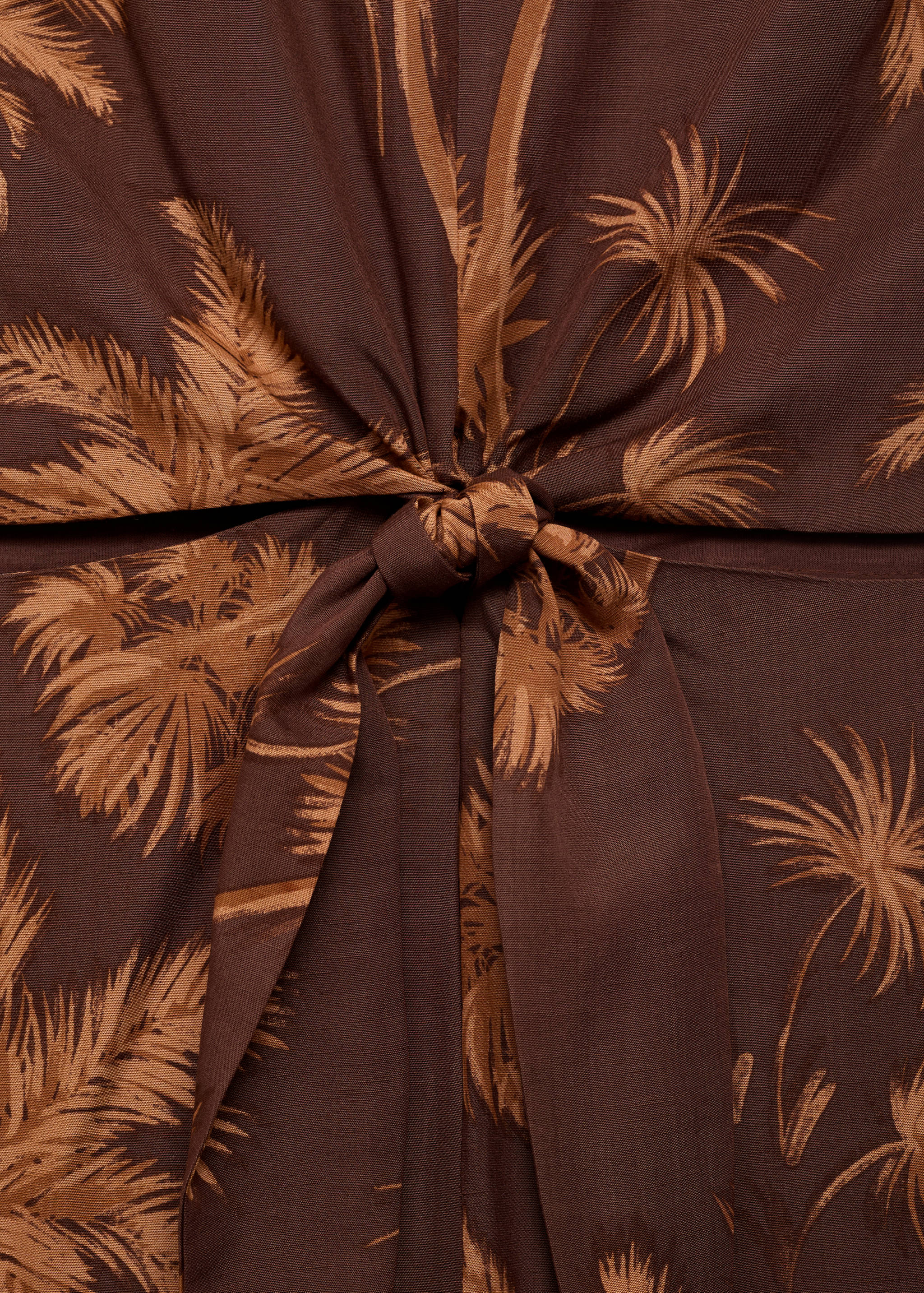Lyocell jumpsuit with cut-out and knot detail - Details of the article 8