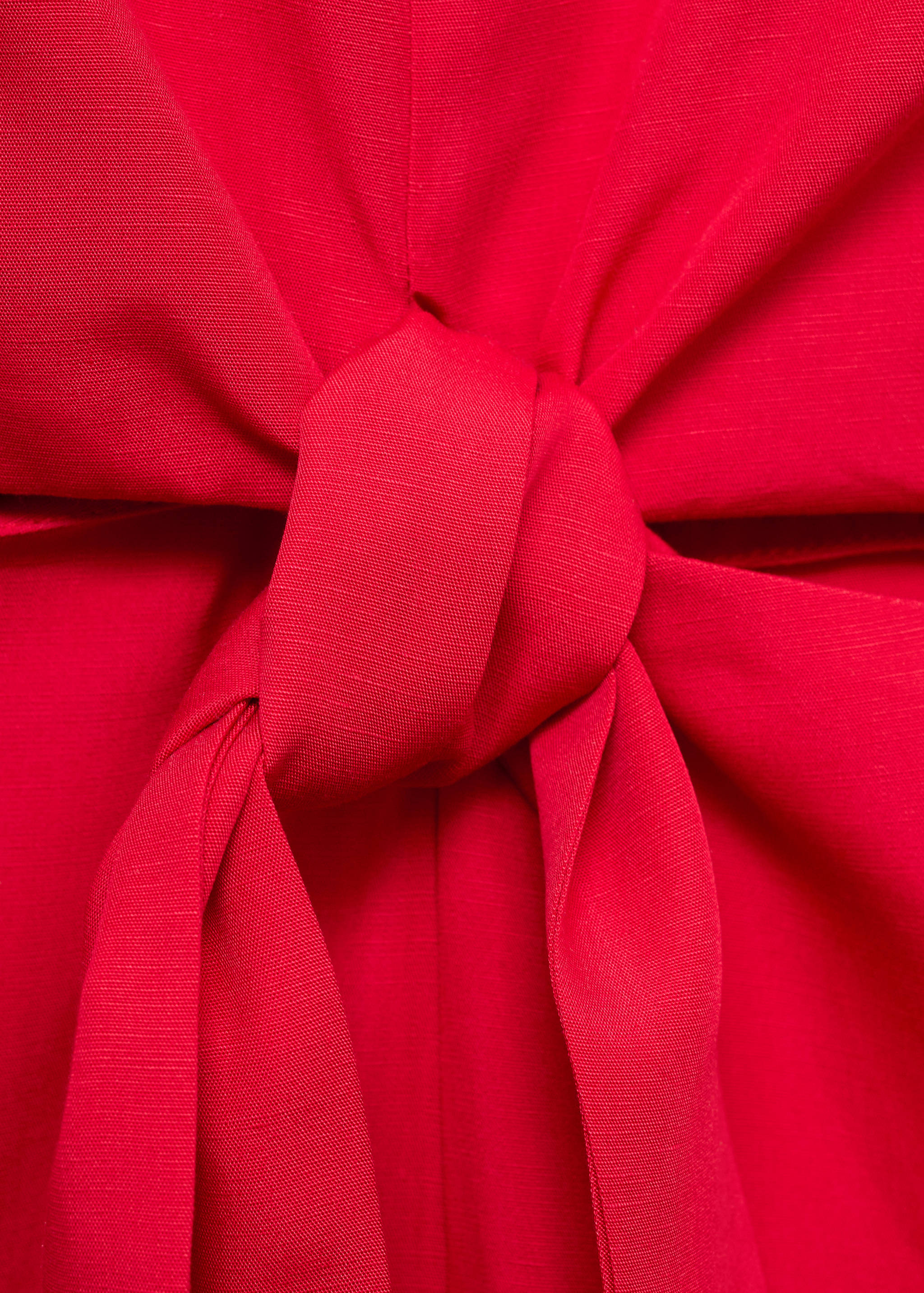 Lyocell jumpsuit with cut-out and knot detail - Details of the article 8