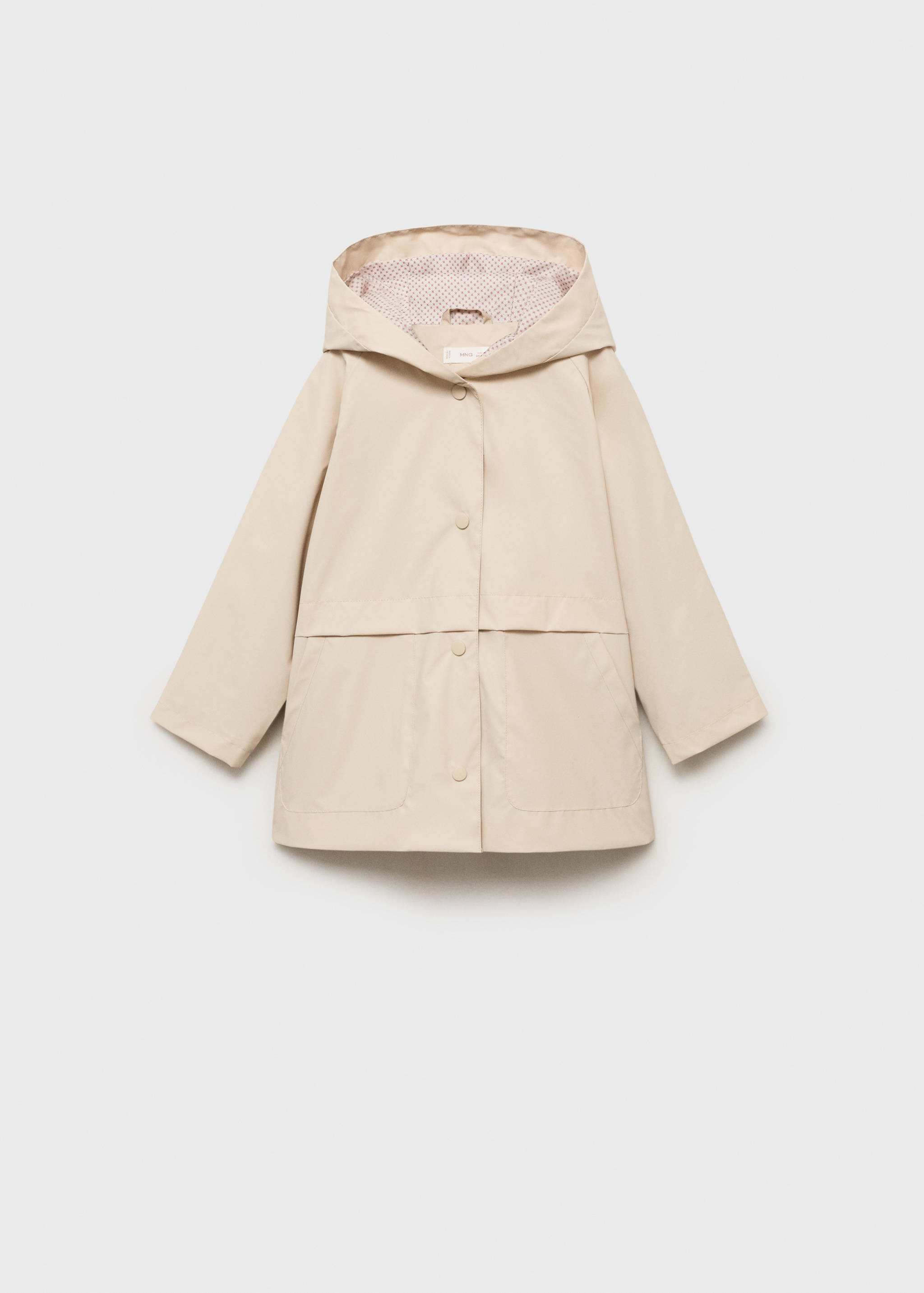 Gummierter Parka mit Kapuze - Artikel ohne Model