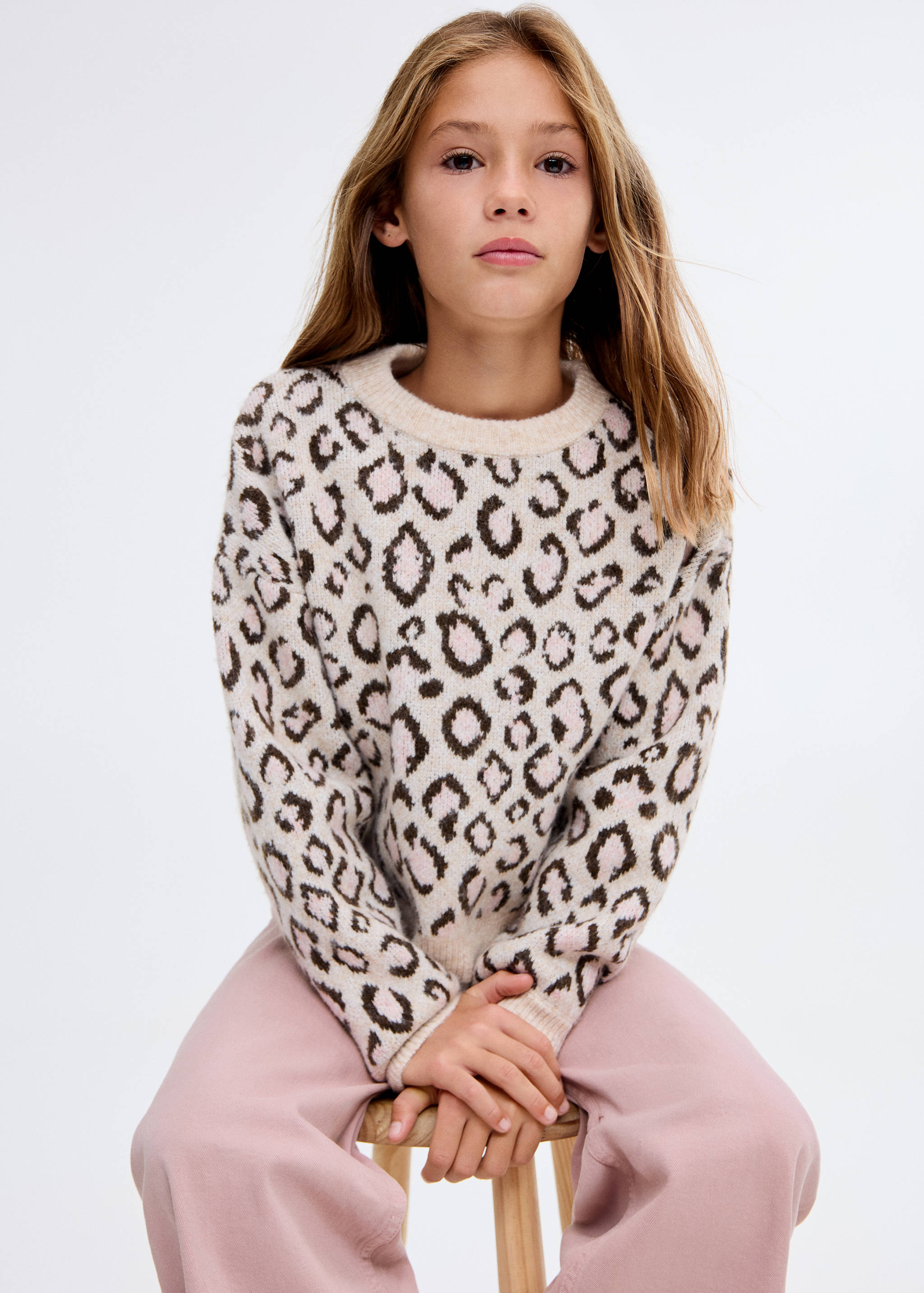 Wideleg-jeans fransad fåll - Bild av mittparti