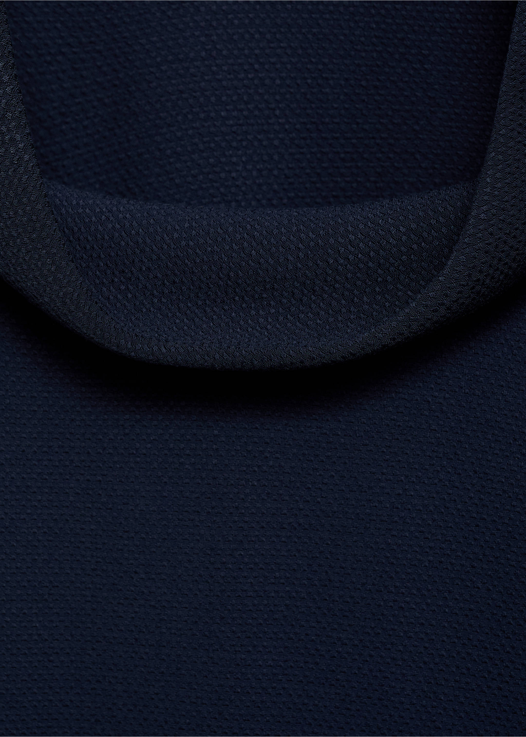 Fließende Oversized-Bluse - Detail des Artikels 8, Marineblau. Ref: 17082535-00.
