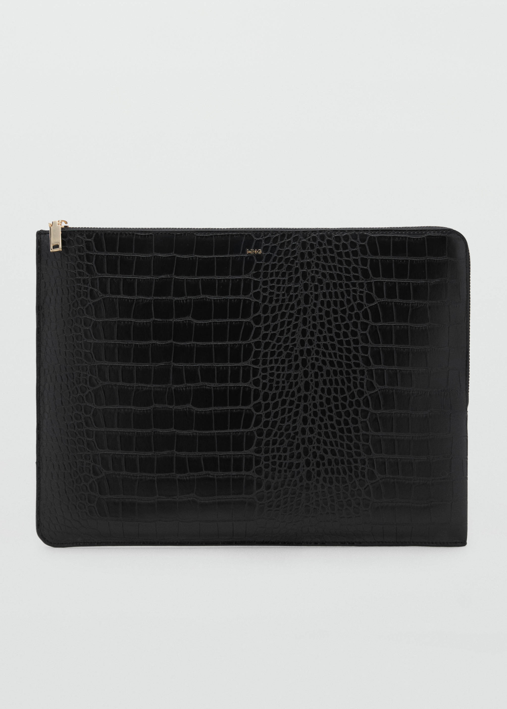 Laptophoes met kroko-effect - Artikel zonder model