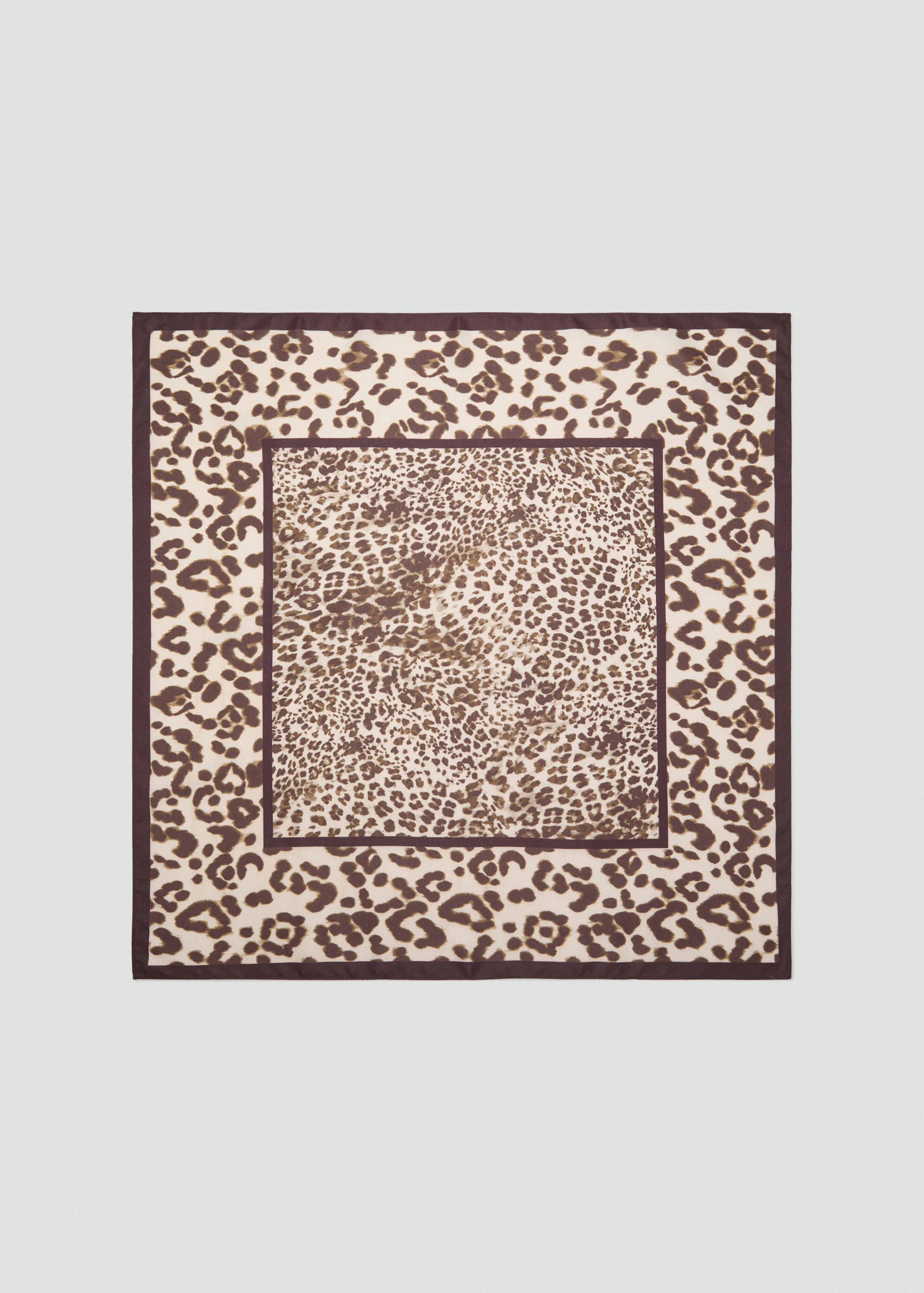 Lenço de cetim de leopardo - Artigo sem modelo