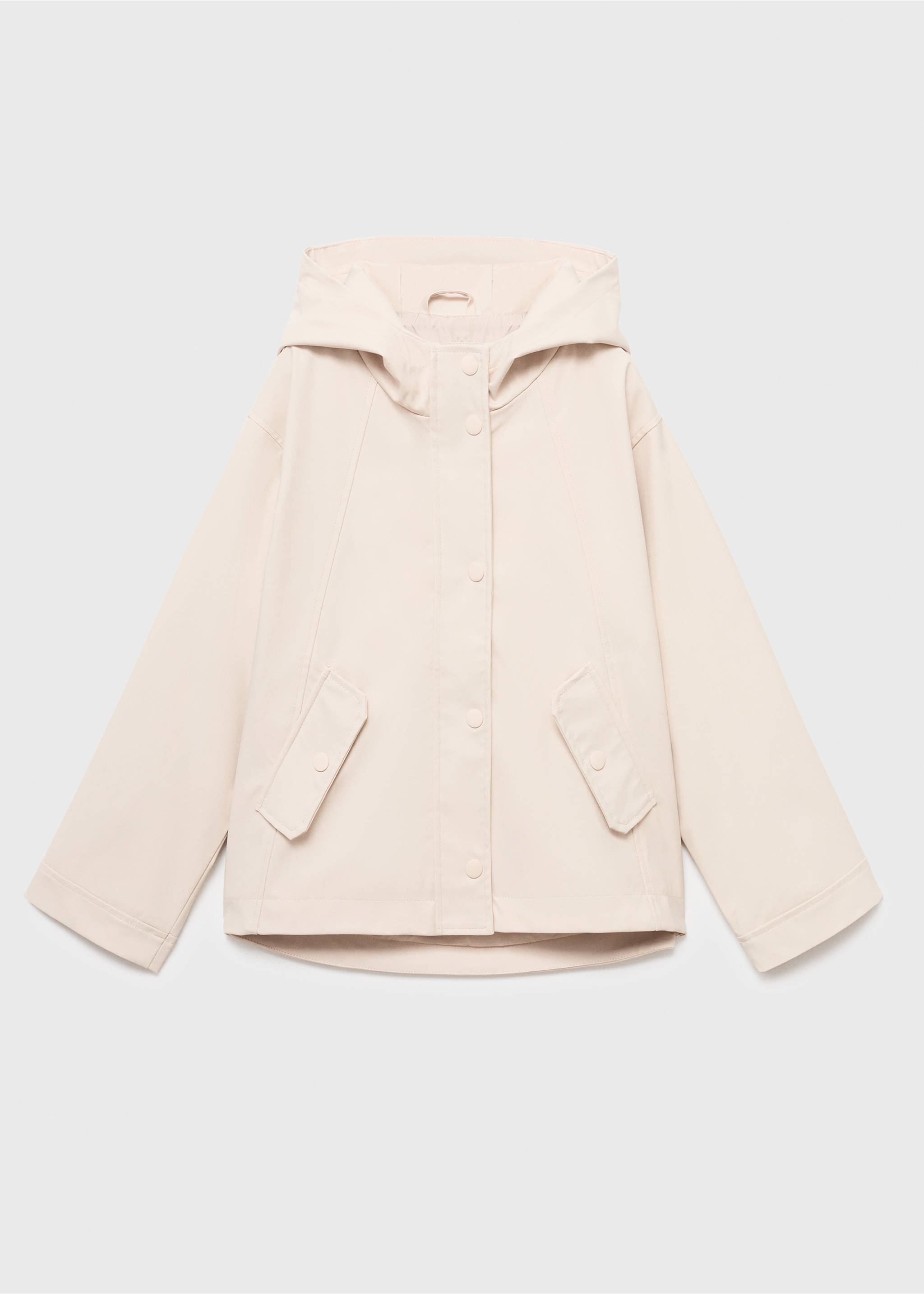 Veste imperméable à capuche - Article sans modèle, Beige. Ref: 17082894-00.