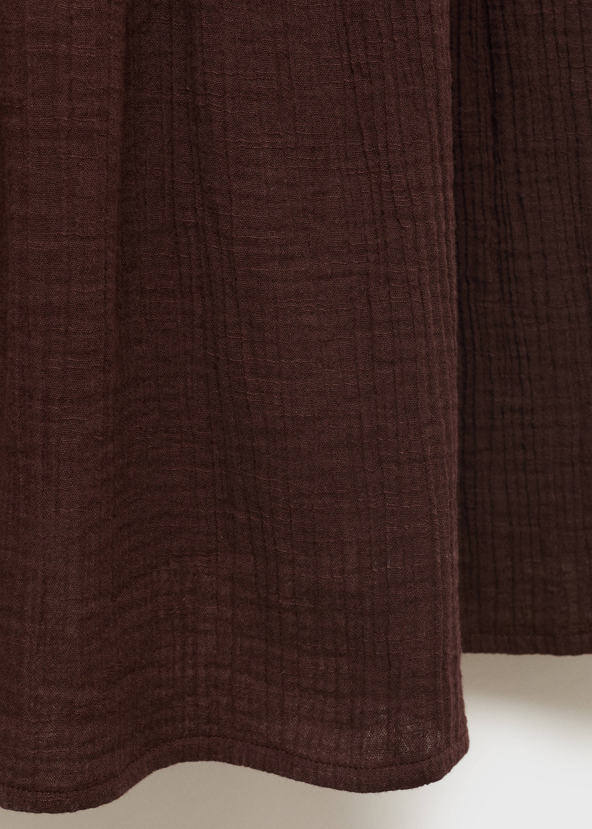 Robe coton décolleté en V - Détail de l'article 0